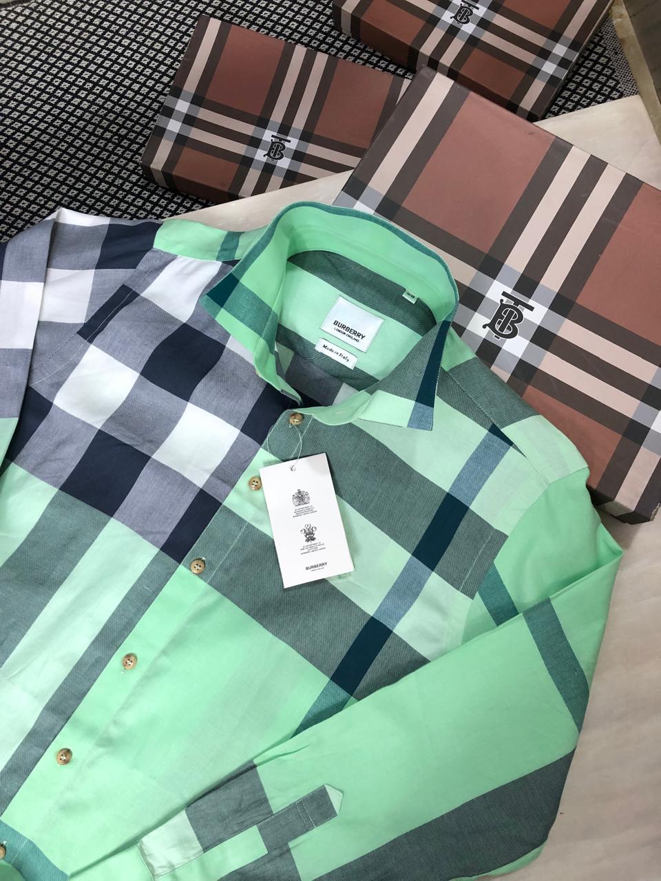 FIRST COPY BURBERRY IMPORTED FABRIC SHIRTS - Image 8
