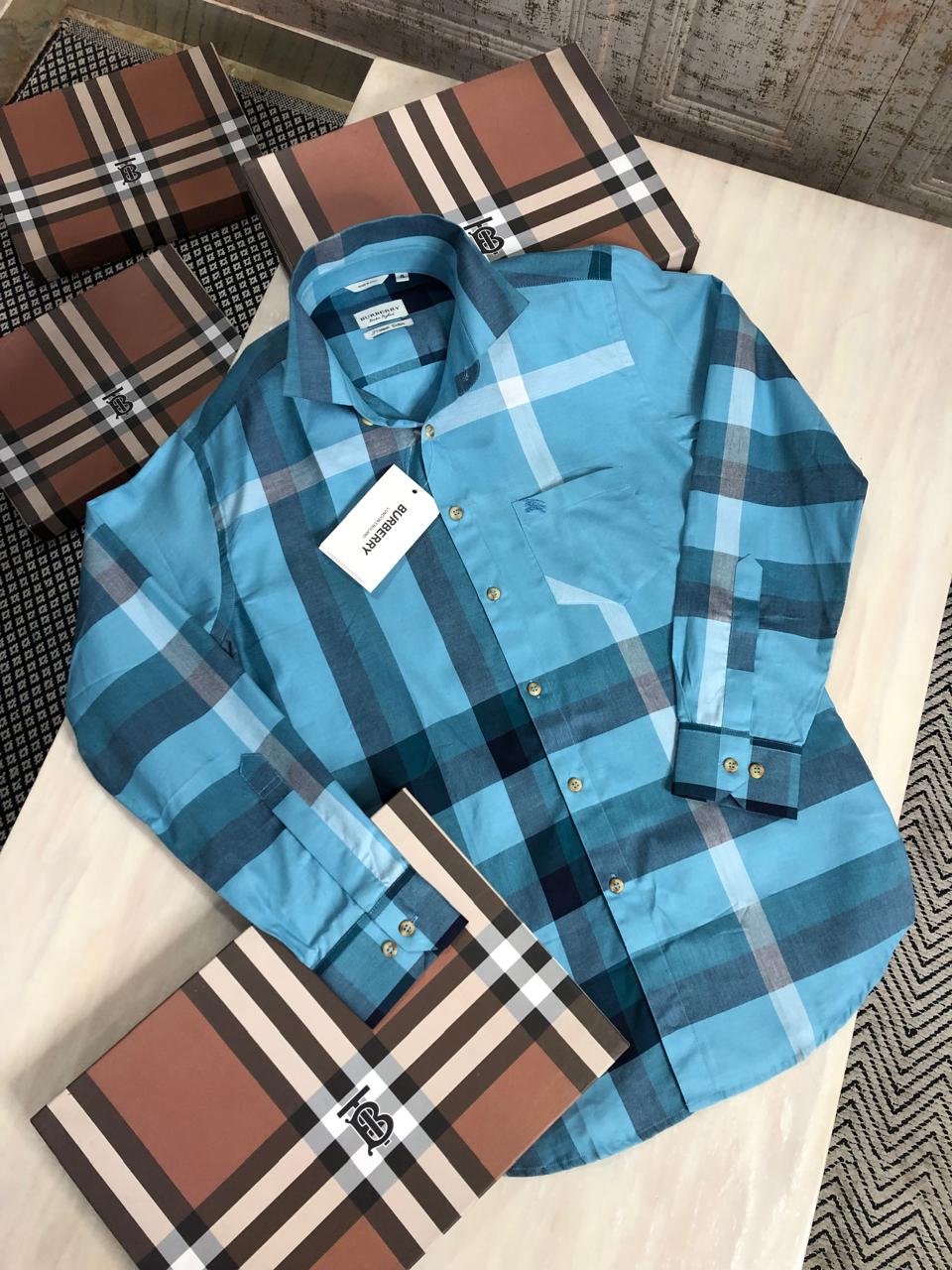 FIRST COPY BURBERRY IMPORTED FABRIC SHIRTS - Image 12