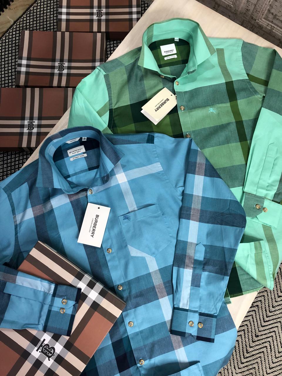 FIRST COPY BURBERRY IMPORTED FABRIC SHIRTS - Image 11