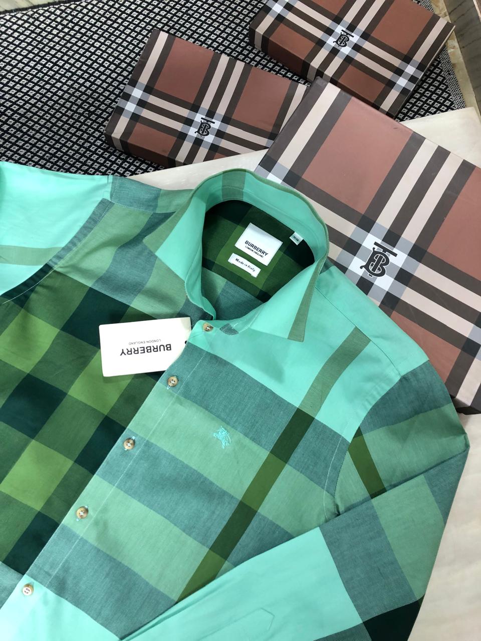 FIRST COPY BURBERRY IMPORTED FABRIC SHIRTS - Image 14