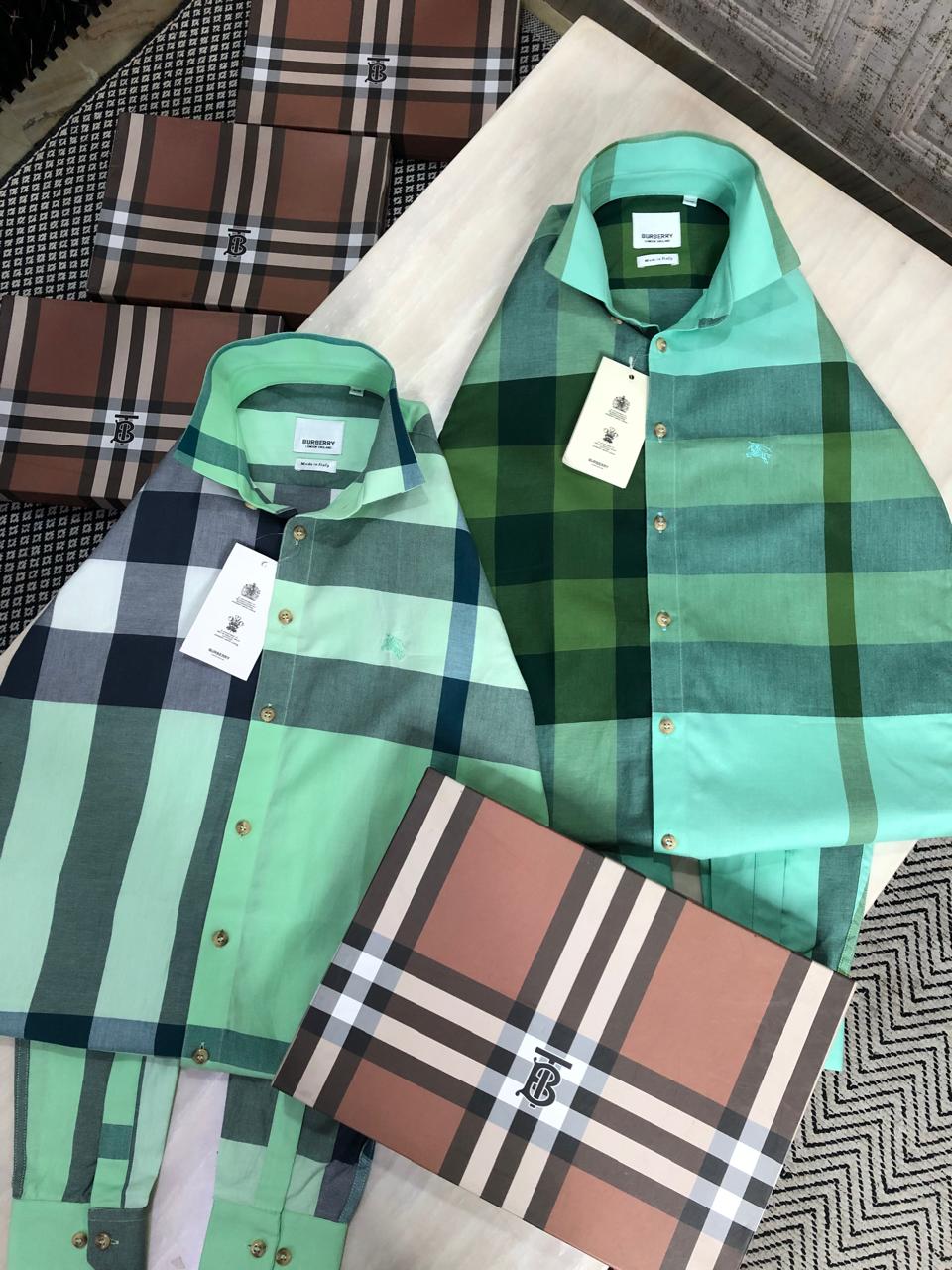 FIRST COPY BURBERRY IMPORTED FABRIC SHIRTS - Image 13