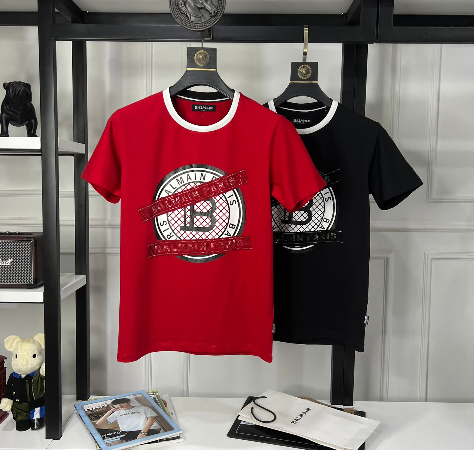 FIRST COPY BALMAIN PREMIUM ROUND NECK LYCRA - Image 2