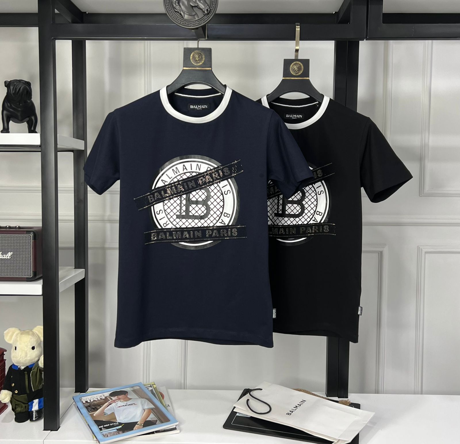 FIRST COPY BALMAIN PREMIUM ROUND NECK LYCRA - Image 3