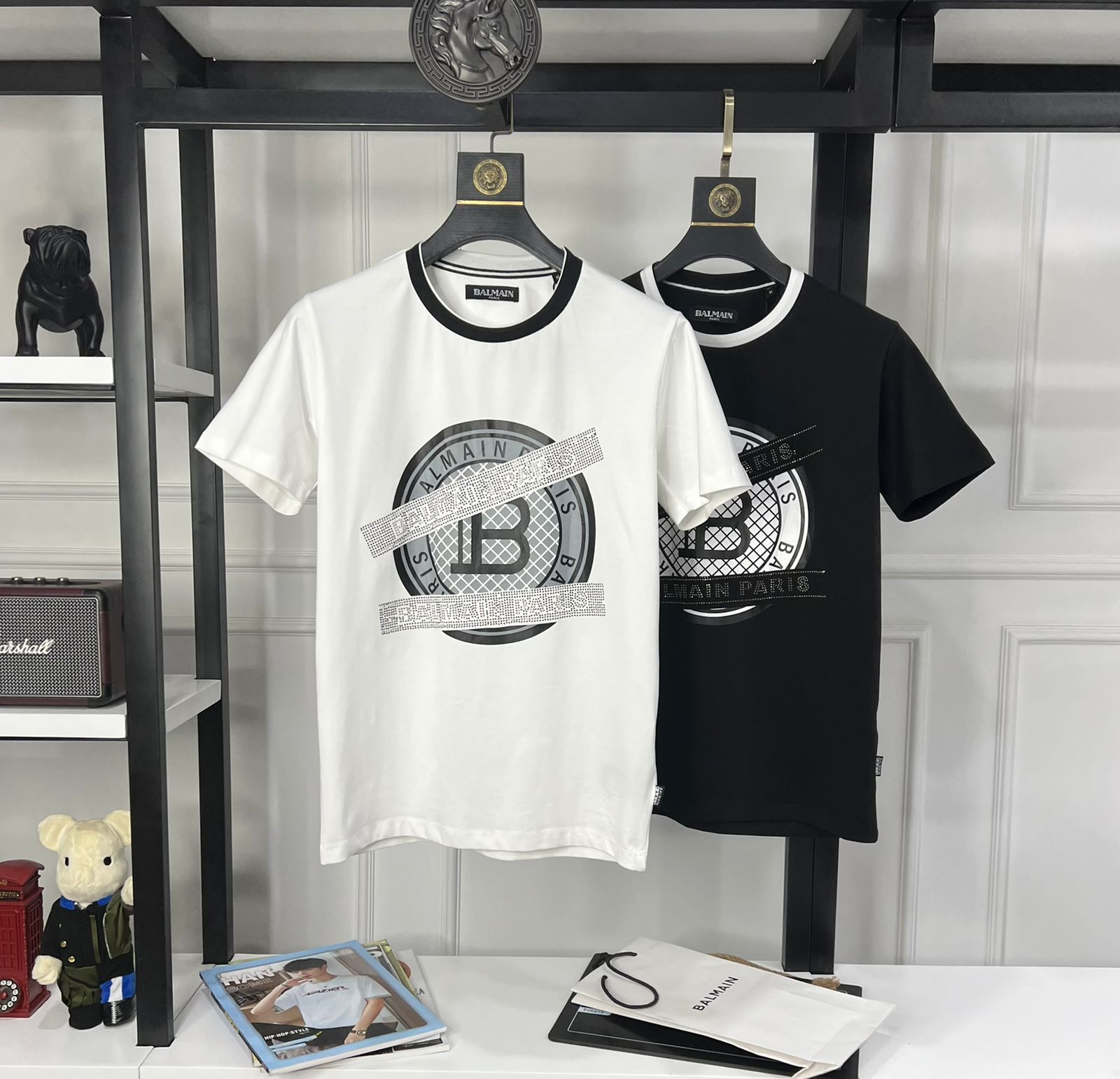 FIRST COPY BALMAIN PREMIUM ROUND NECK LYCRA - Image 8