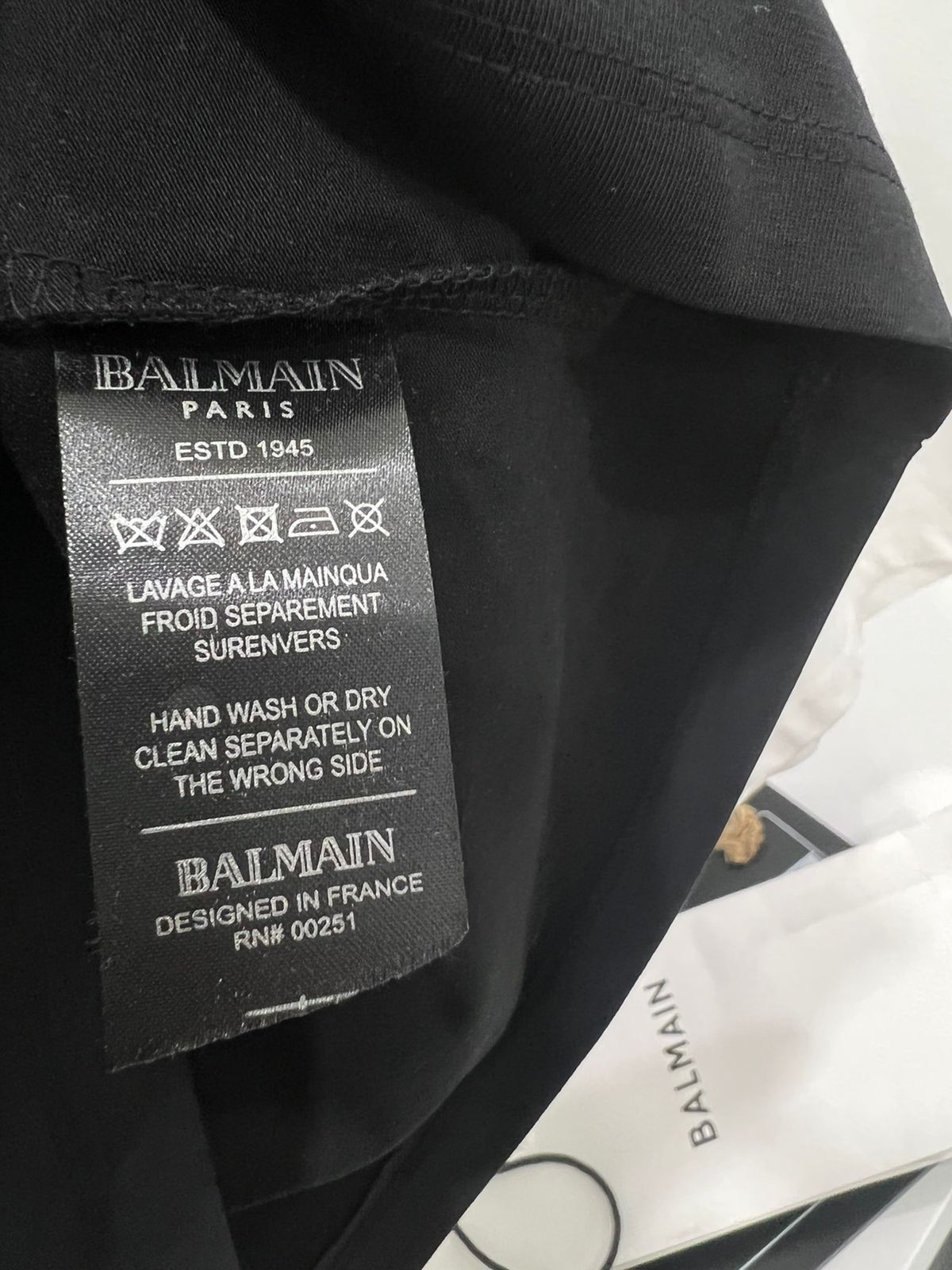 FIRST COPY BALMAIN PREMIUM ROUND NECK LYCRA - Image 6