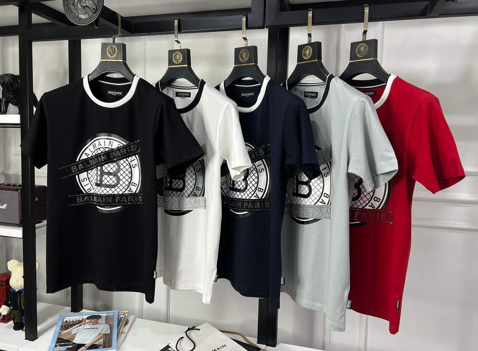 FIRST COPY BALMAIN PREMIUM ROUND NECK LYCRA - Image 11