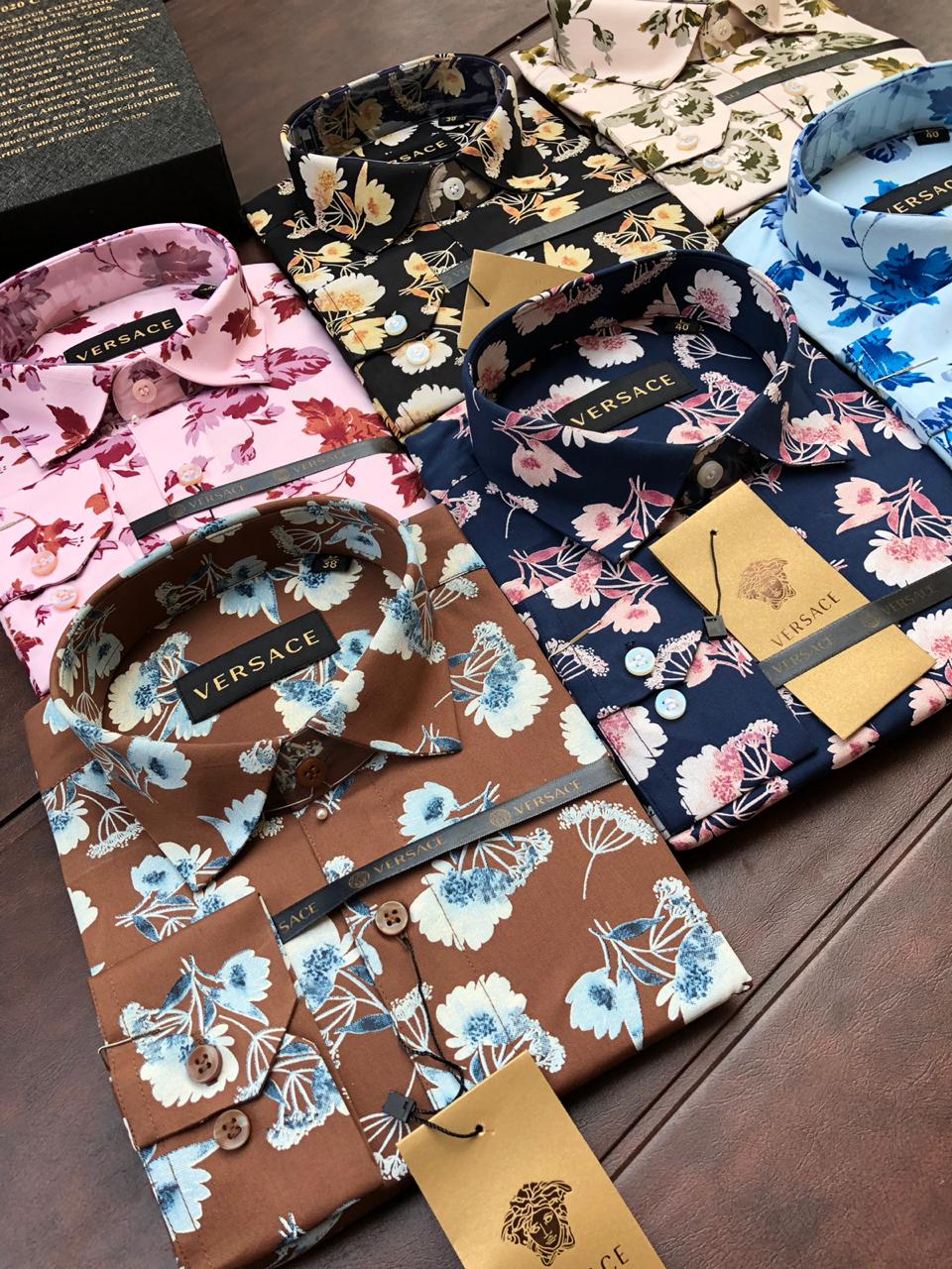 FIRST COPY VERSACE EXCLUSIVE PRINTED SHIRTS - Image 9