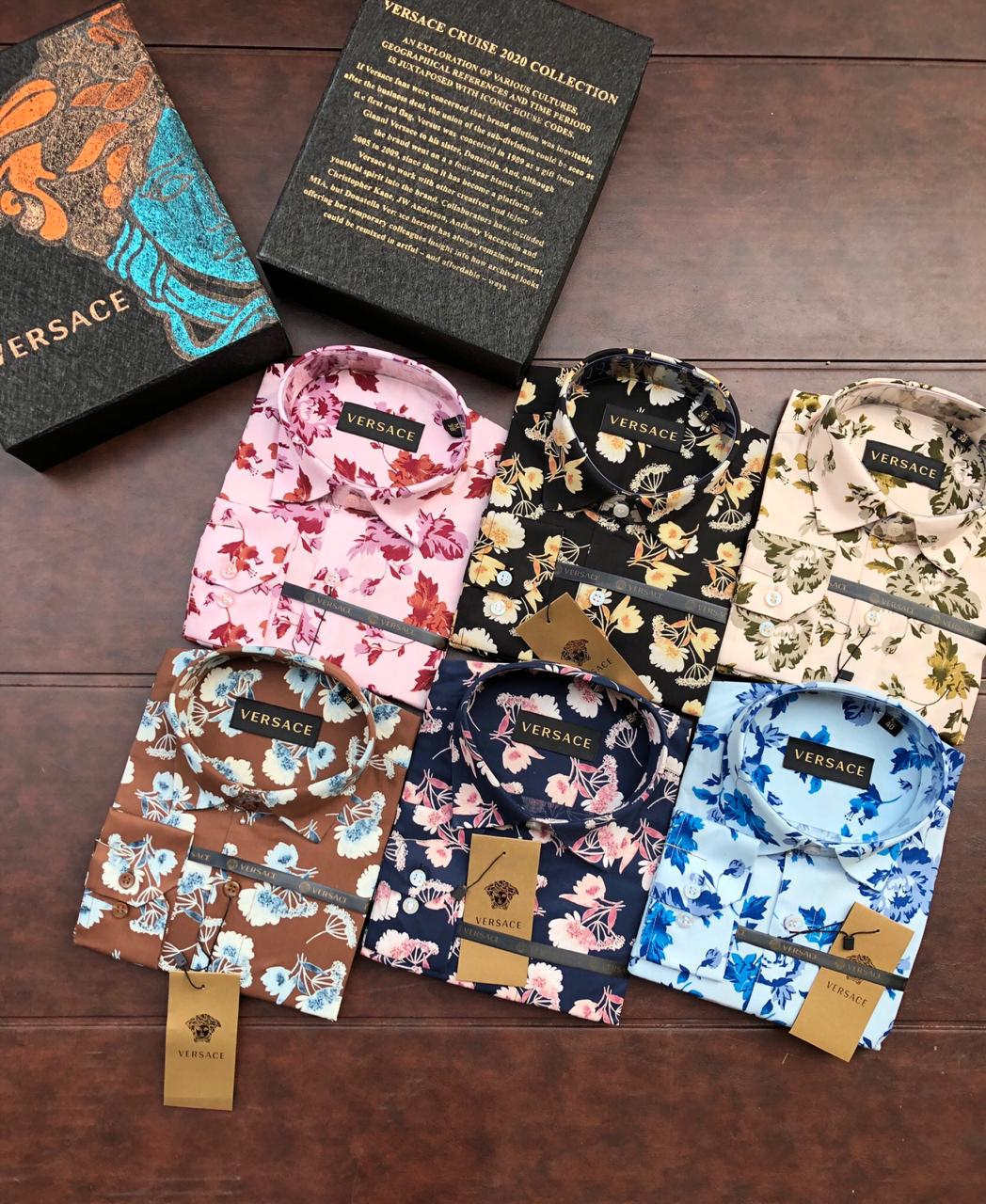 FIRST COPY VERSACE EXCLUSIVE PRINTED SHIRTS