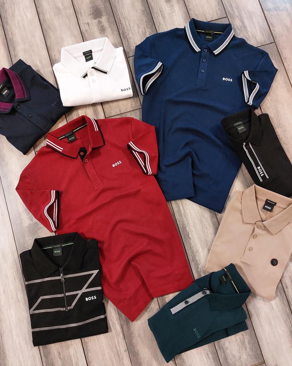 FIRST COPY HUGO BOSS IMPORTED QUALITY EXCLUSIVE POLO TEES - Image 11