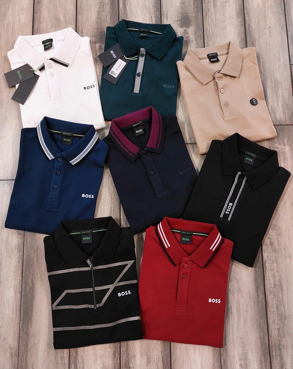 FIRST COPY HUGO BOSS IMPORTED QUALITY EXCLUSIVE POLO TEES