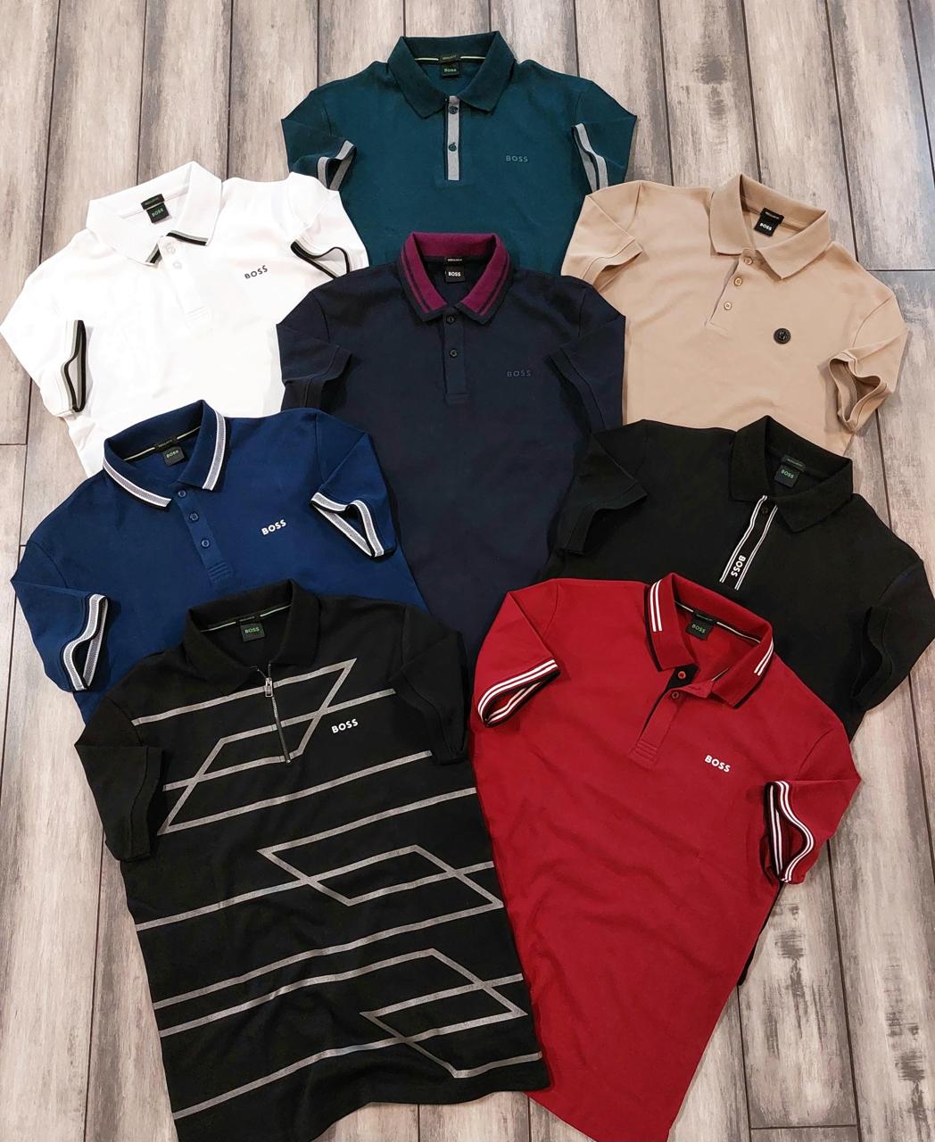 FIRST COPY HUGO BOSS IMPORTED QUALITY EXCLUSIVE POLO TEES - Image 14