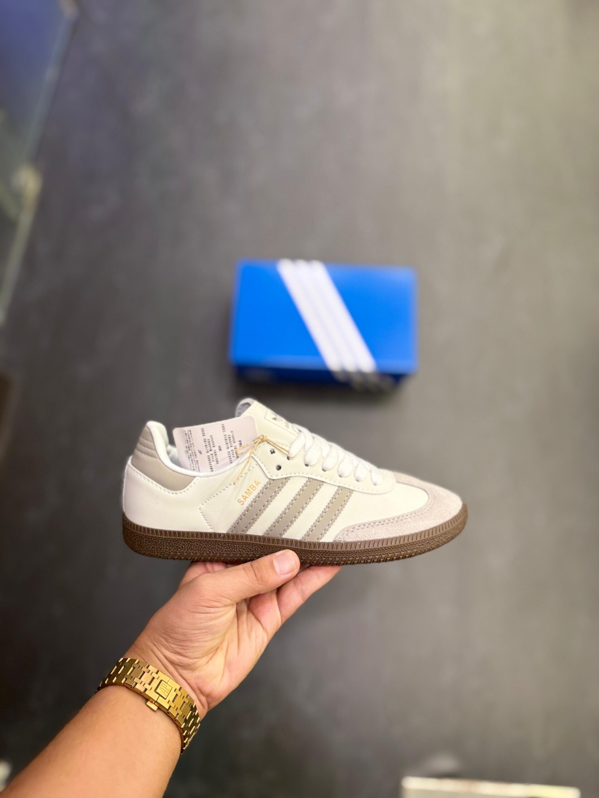 FIRST COPY ADIDAS ORIGINALS SAMBA OG GREY - Image 2