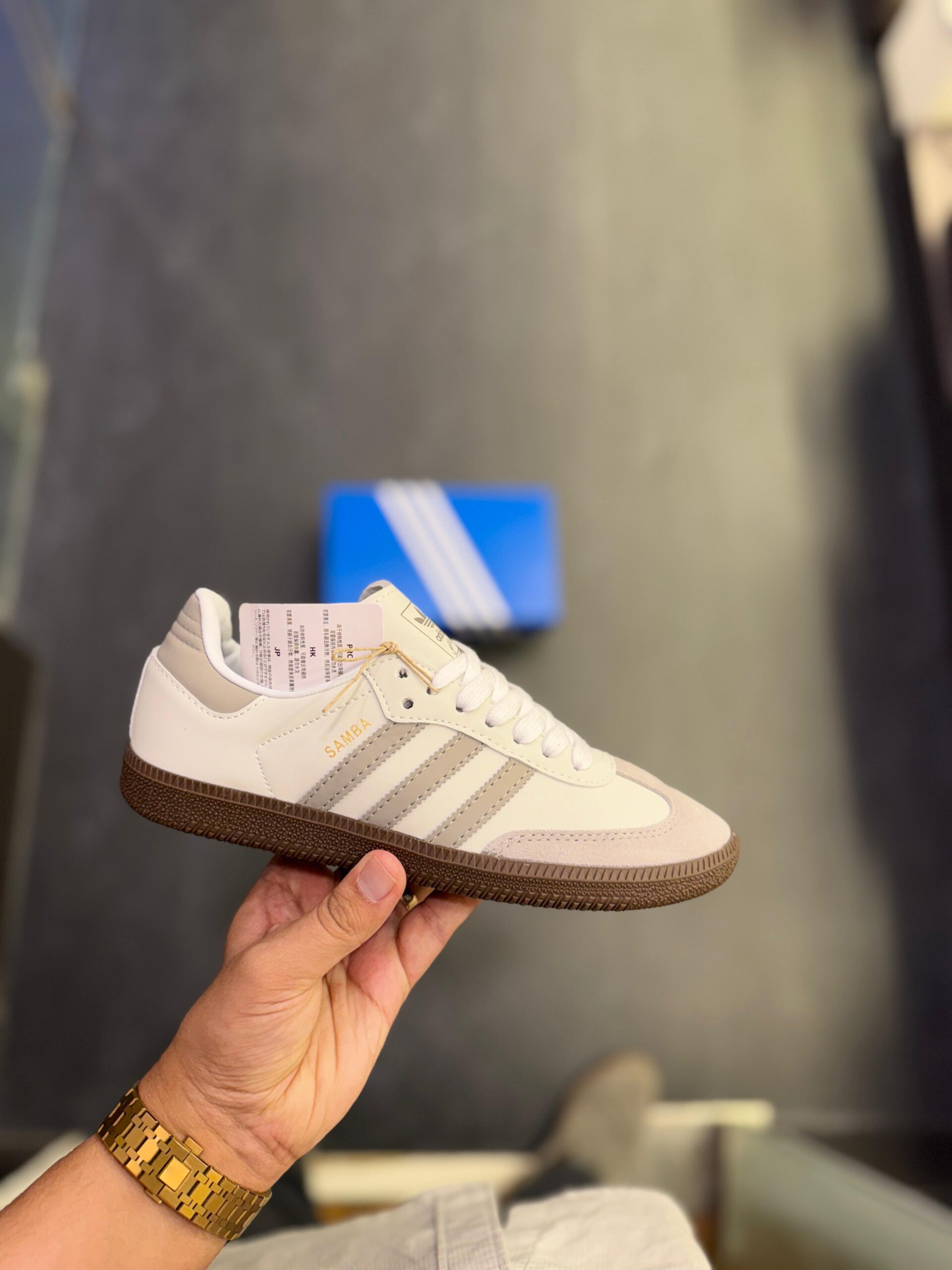 FIRST COPY ADIDAS ORIGINALS SAMBA OG GREY - Image 3