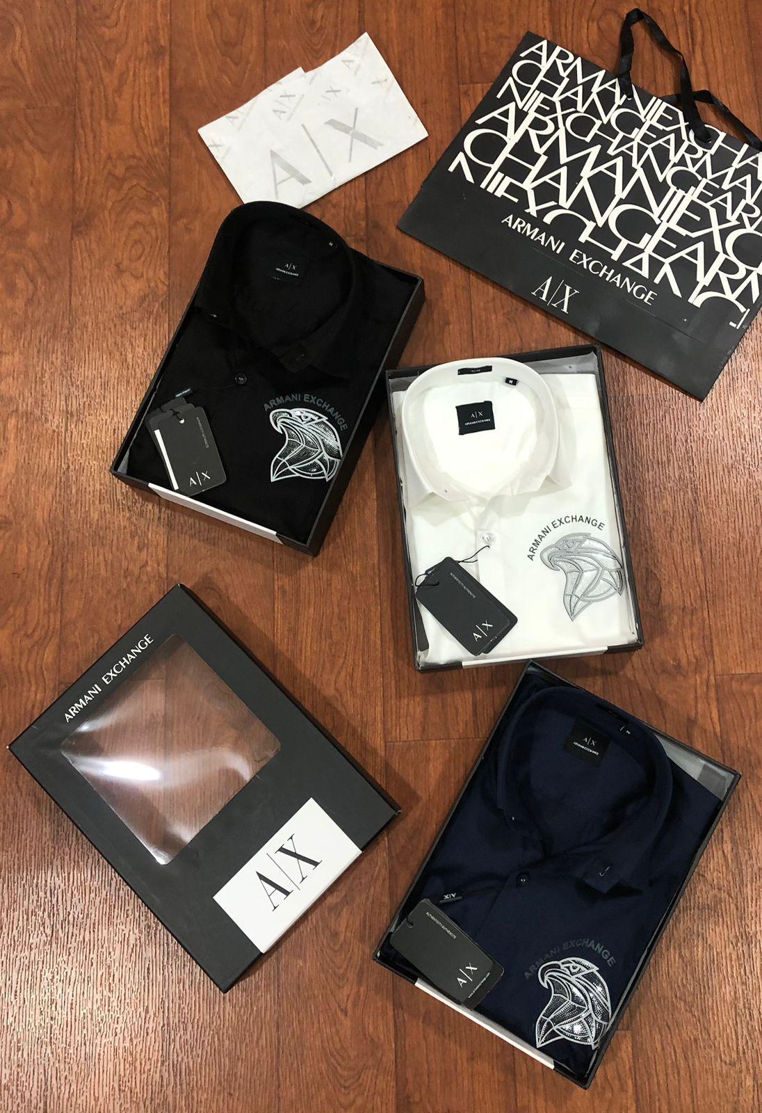 FIRST COPY ARMANI EXCHANGE SHIRT PREMIUM ORIGINAL 2025 - Image 2