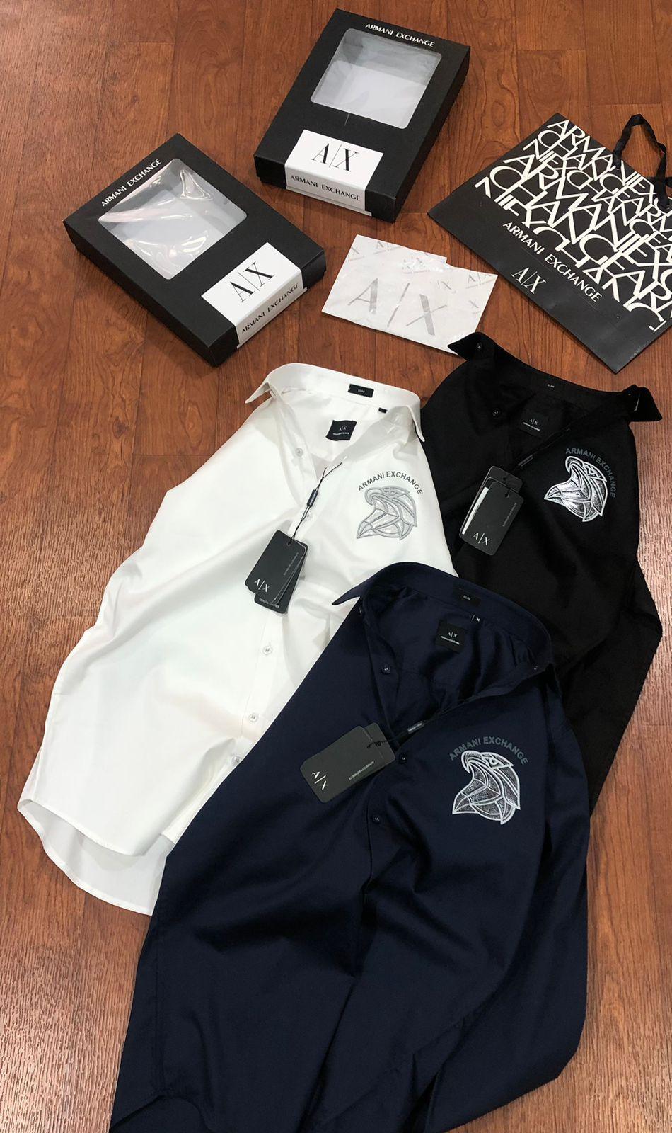 FIRST COPY ARMANI EXCHANGE SHIRT PREMIUM ORIGINAL 2025 - Image 4