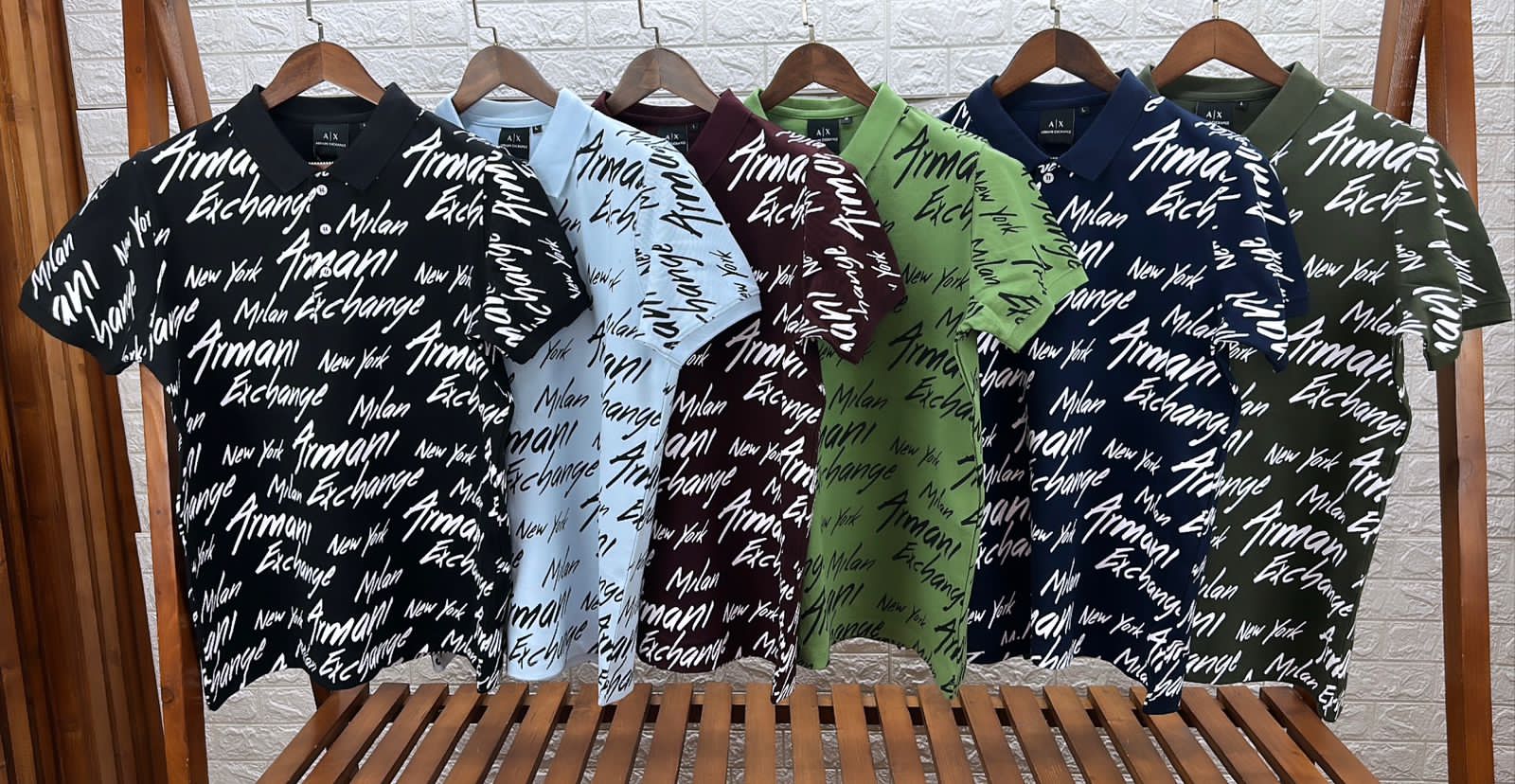 FIRST COPY ARMANI PREMIUM COTTON LYCRA POLO T-SHIRTS