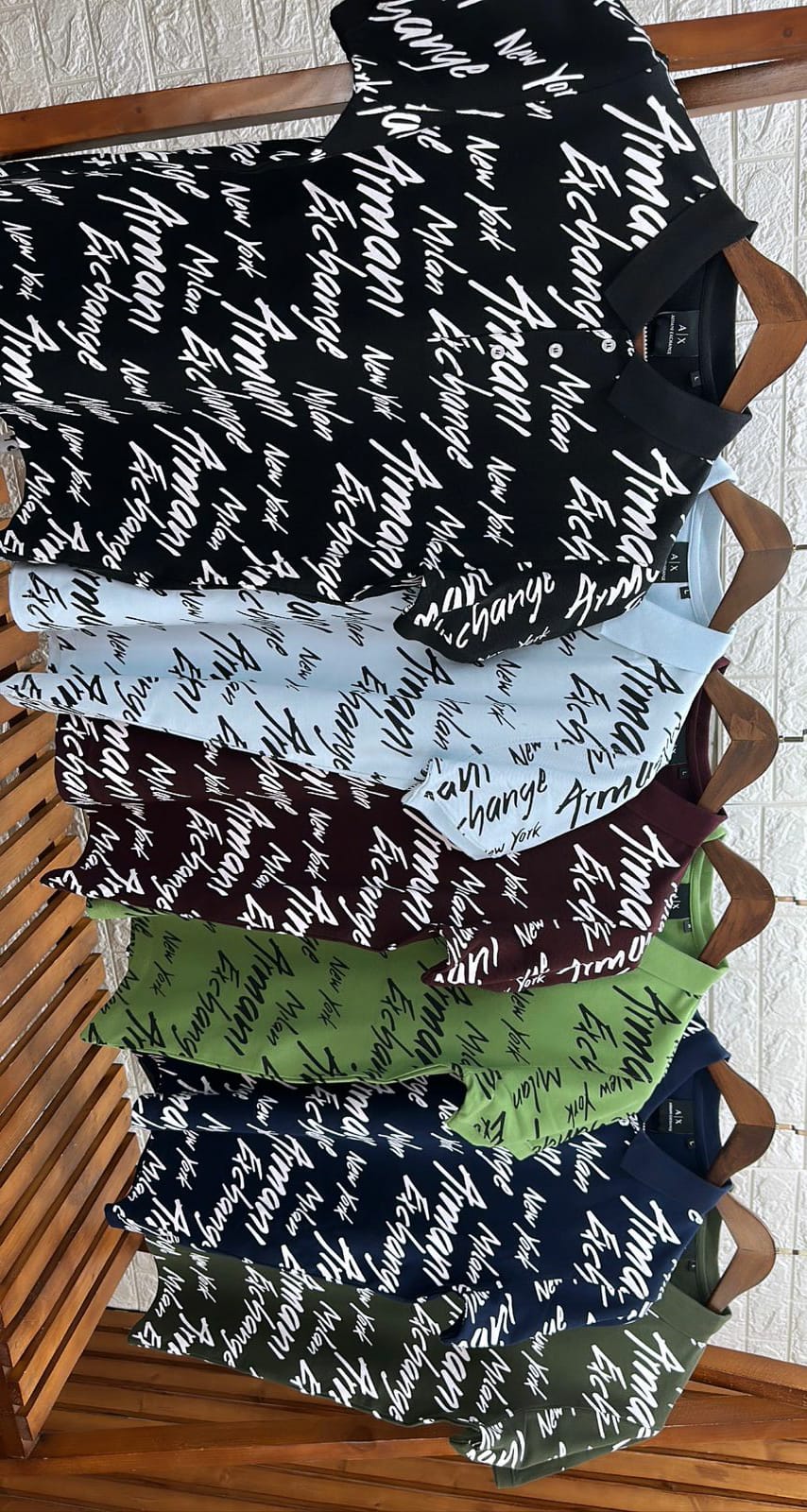 FIRST COPY ARMANI PREMIUM COTTON LYCRA POLO T-SHIRTS - Image 2