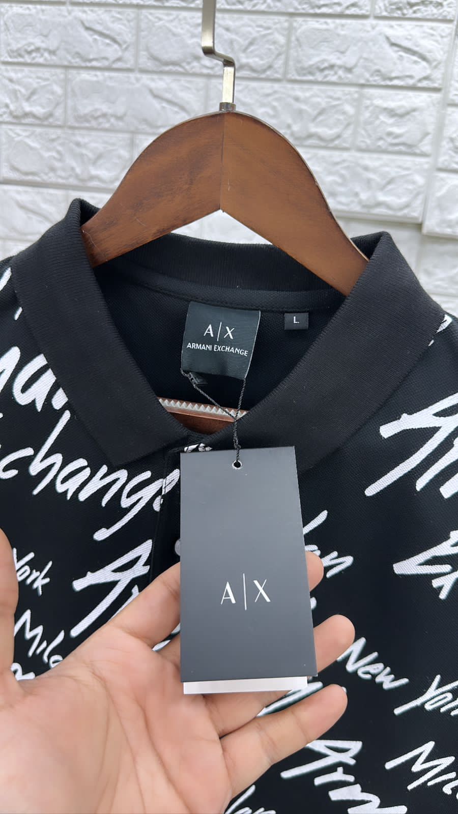 FIRST COPY ARMANI PREMIUM COTTON LYCRA POLO T-SHIRTS - Image 4