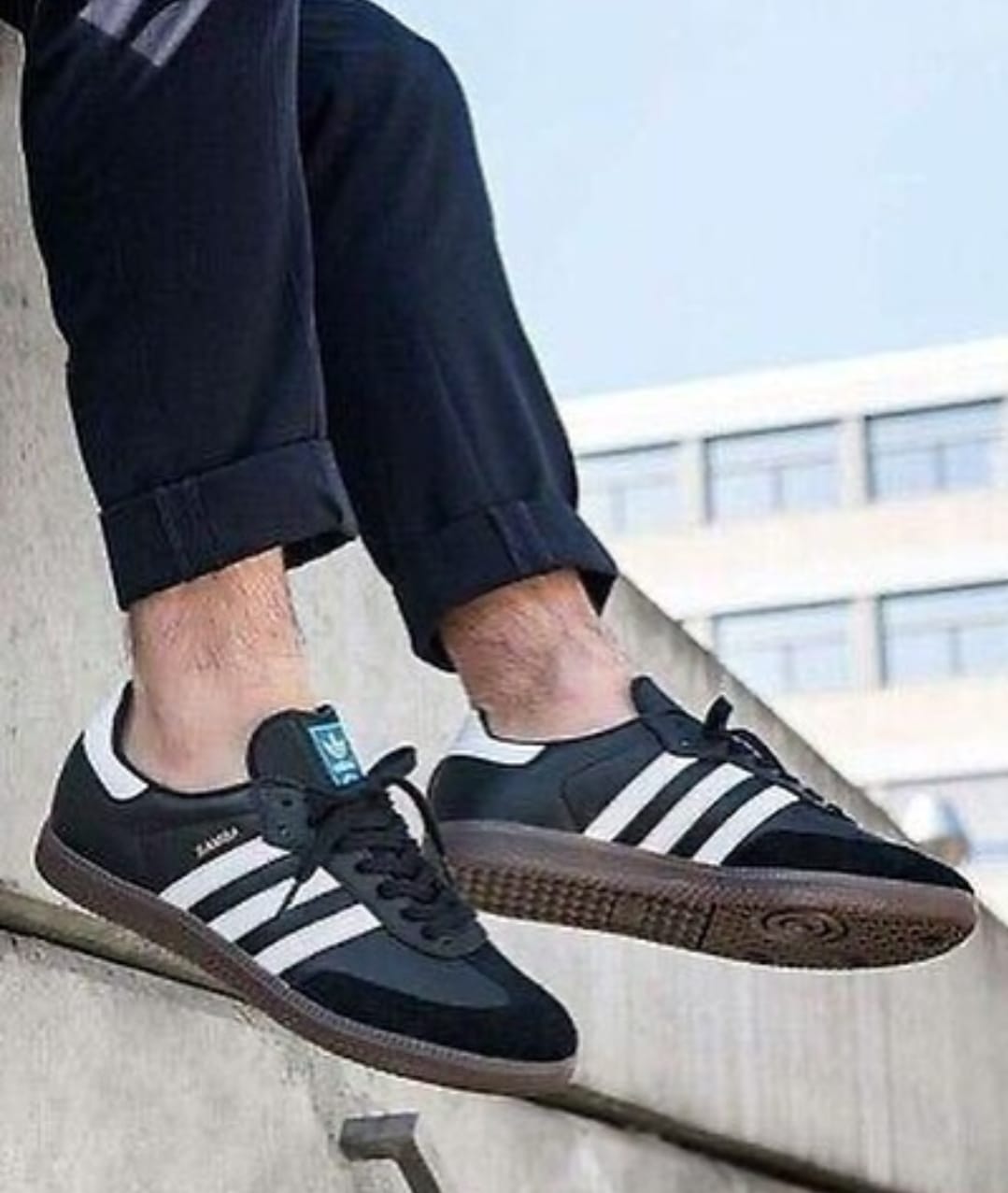 FIRST COPY Adidas Originals Samba Black Unisex - Image 3