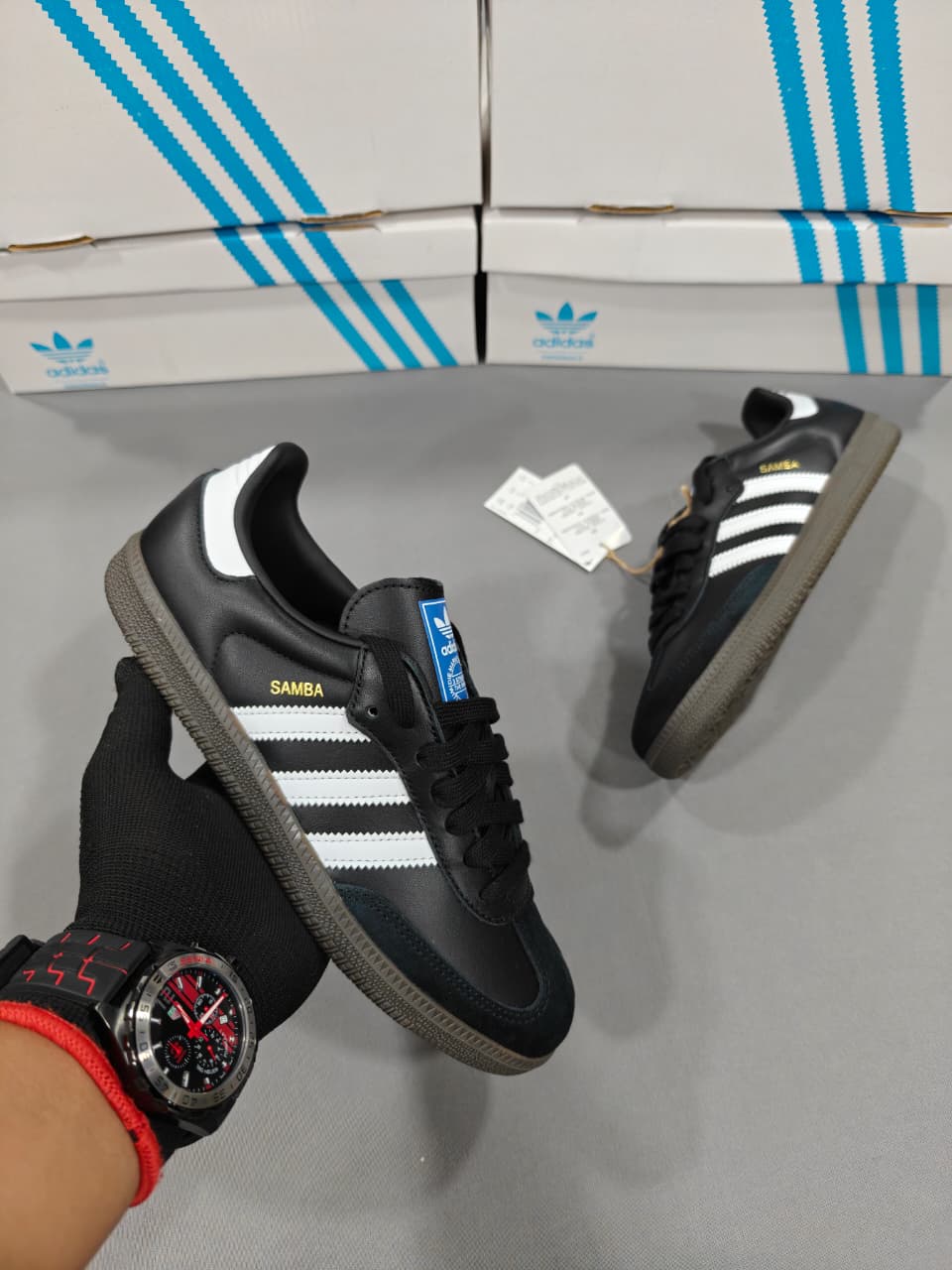 FIRST COPY Adidas Originals Samba Black Unisex - Image 5