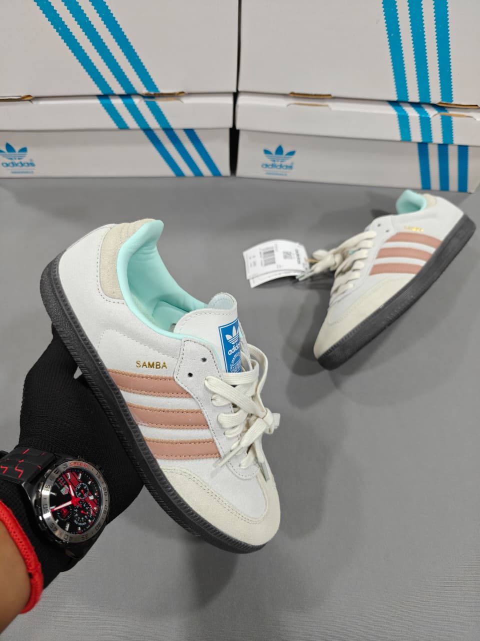FIRST COPY Adidas Originals Samba Clay Strata For Men - Image 5