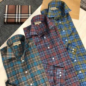 FIRST COPY BURBERRY EXCLUSIVE COTTON FABRIC CHECKS SHIRTS