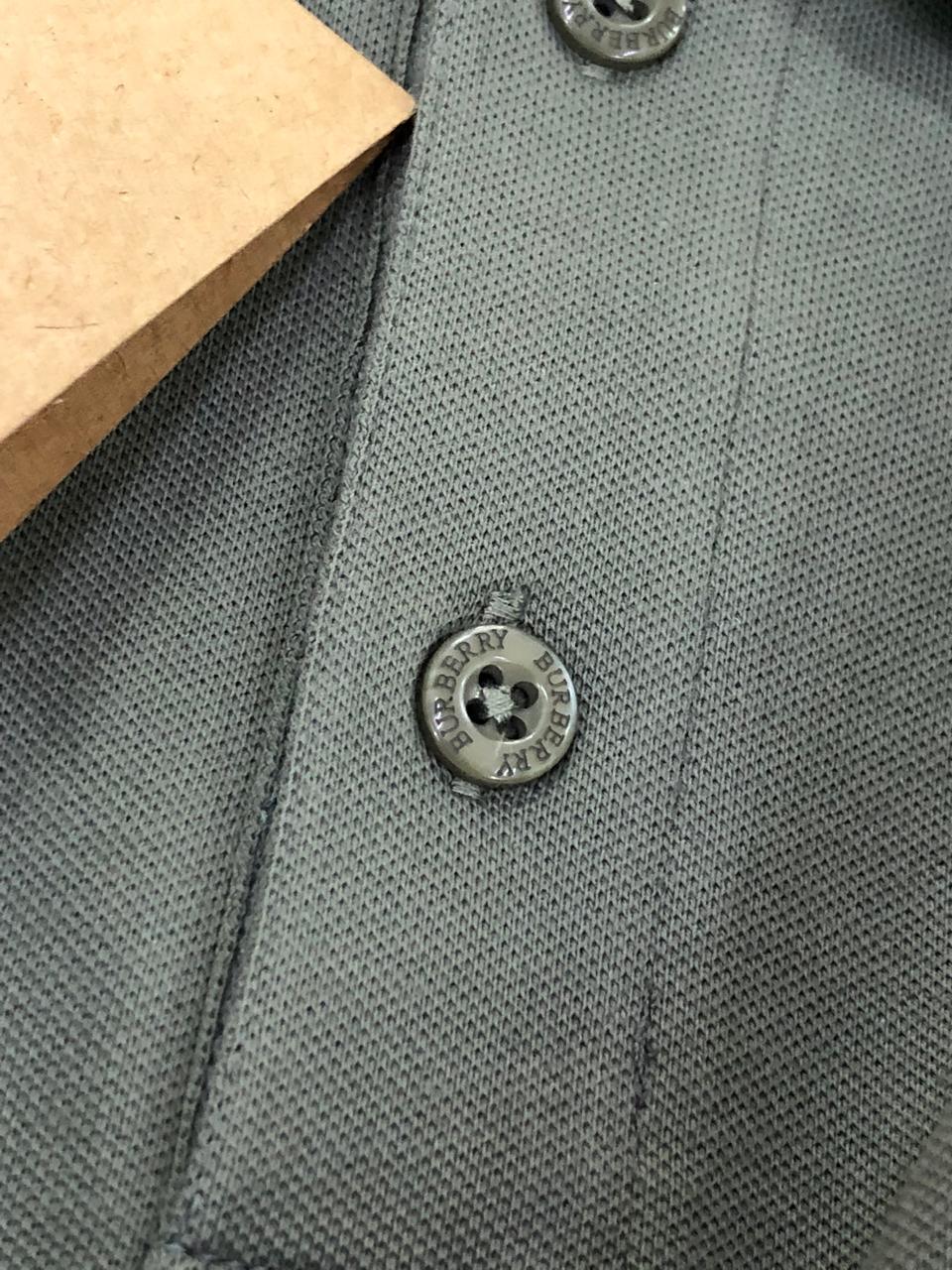 FIRST COPY BURBERRY EXCLUSIVE COTTON LYCRA POLOS T-SHIRT - Image 12