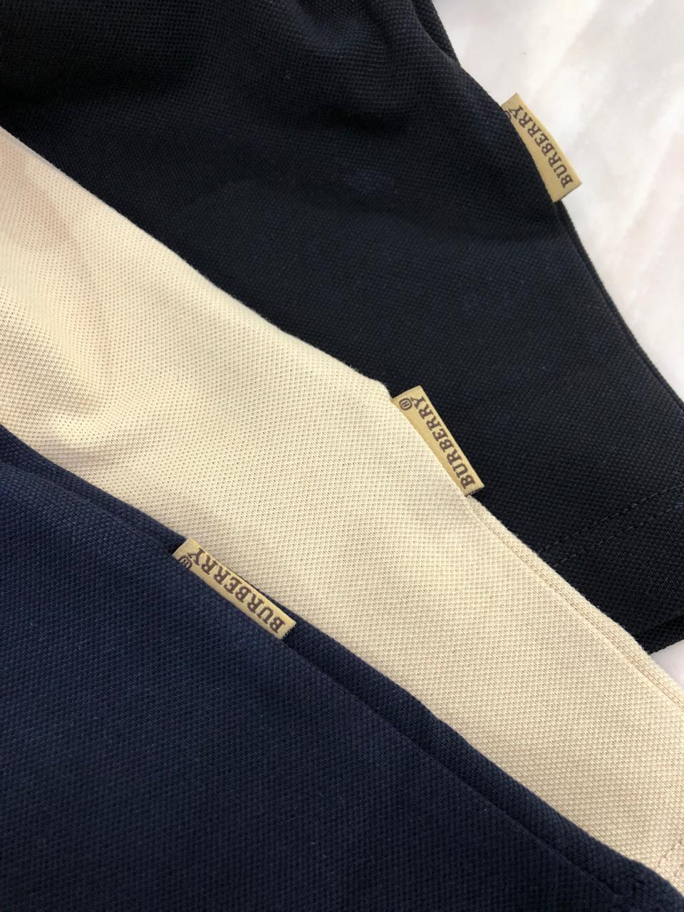 FIRST COPY BURBERRY EXCLUSIVE COTTON LYCRA POLOS T-SHIRT - Image 8