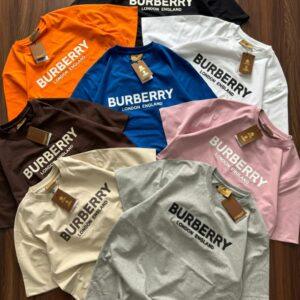 FIRST COPY BURBERRY PREMIUM COTTON LYCRA CREW NECK T-SHIRT