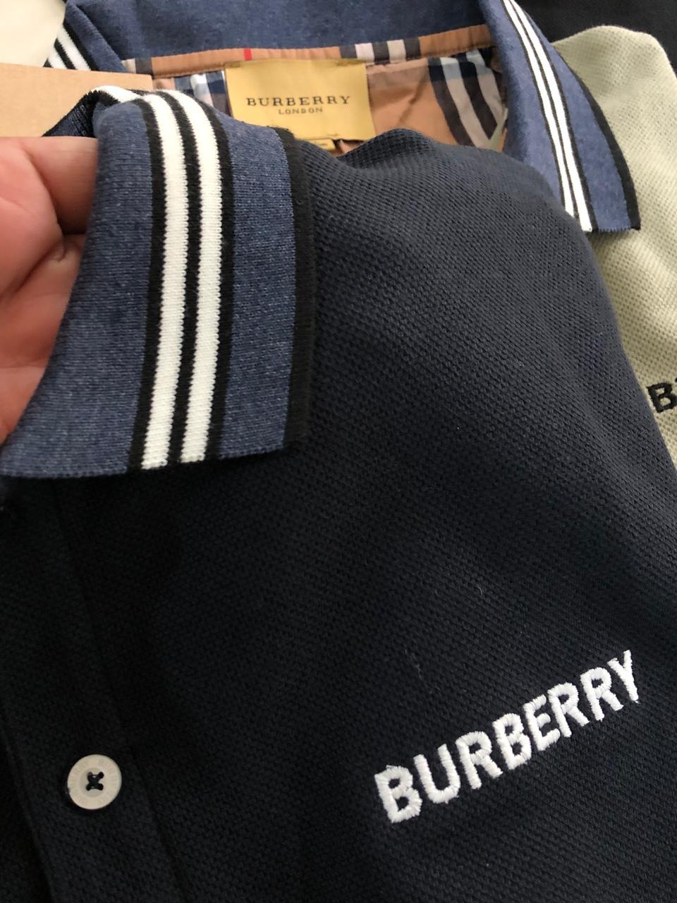 FIRST COPY BURBERRY VERY PREMIUM COTTON LYCRA POLOS T-SHIRT - Image 9