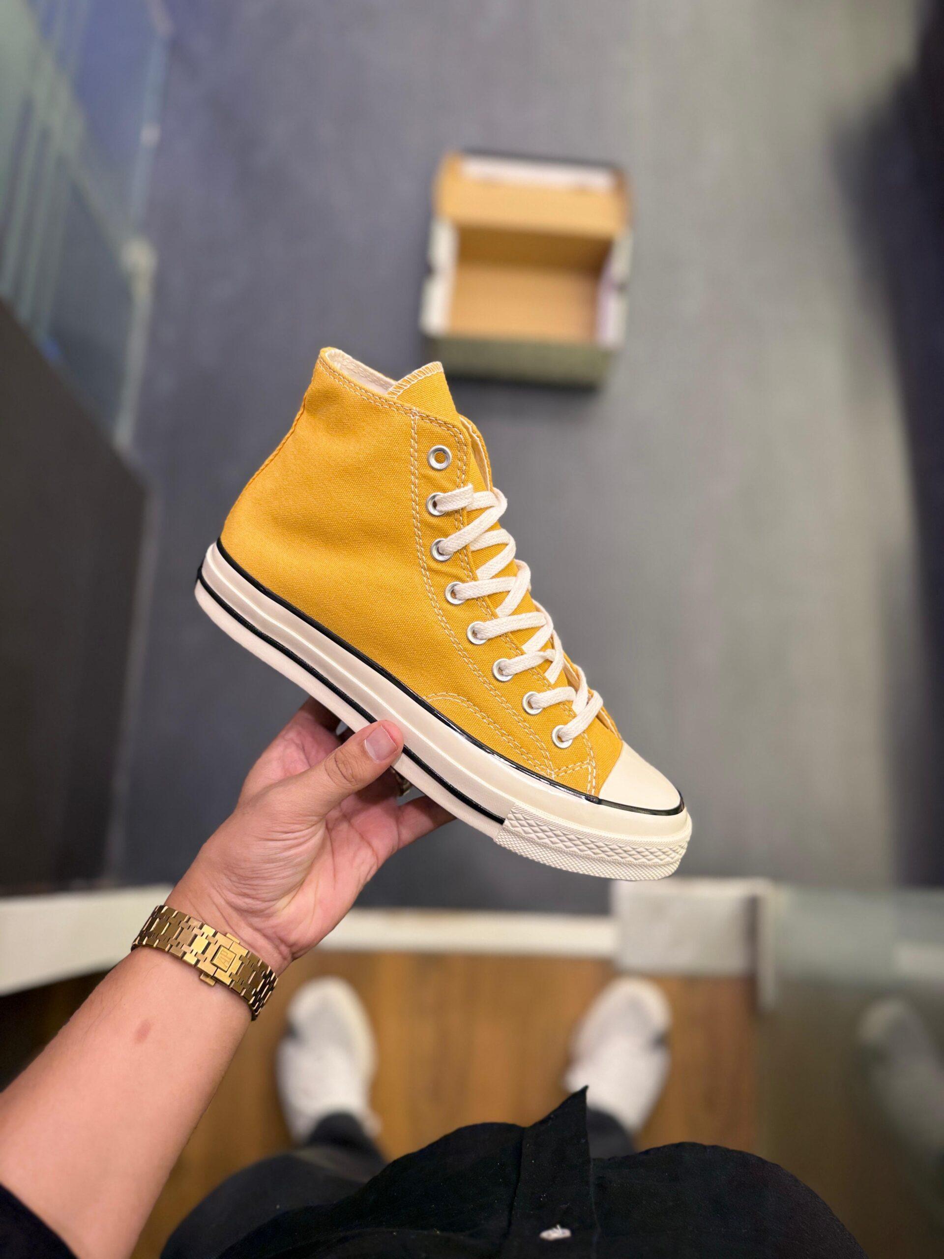 FIRST COPY CONVERSE CHUCK 70 MID YELLOW FOR MEN