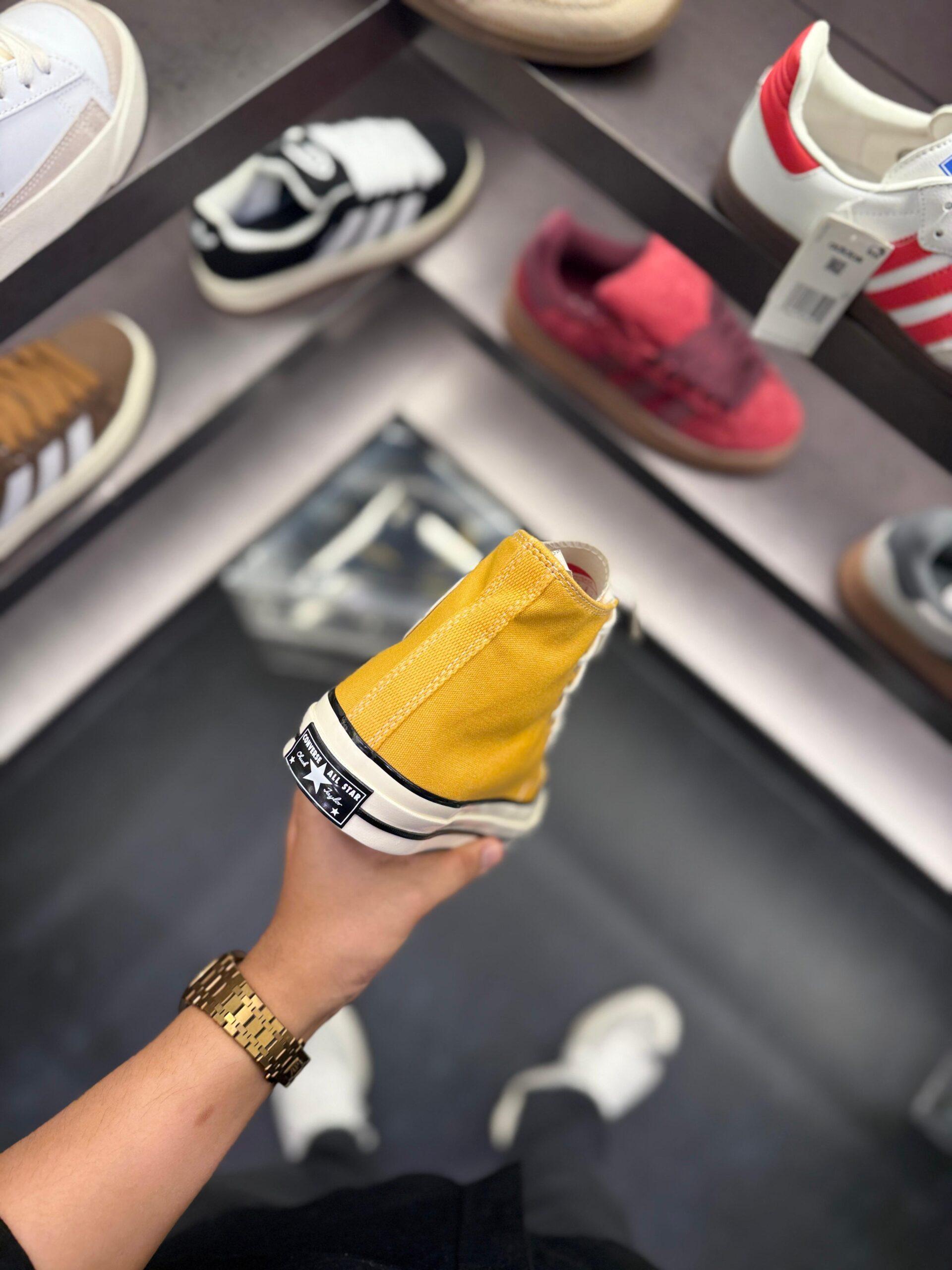 FIRST COPY CONVERSE CHUCK 70 MID YELLOW FOR MEN - Image 5