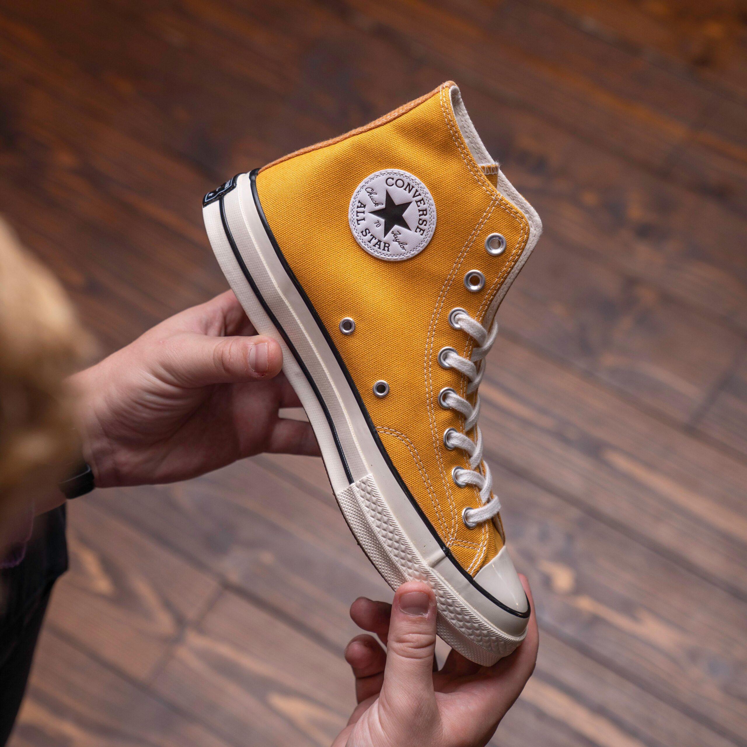 FIRST COPY CONVERSE CHUCK 70 MID YELLOW FOR MEN - Image 6