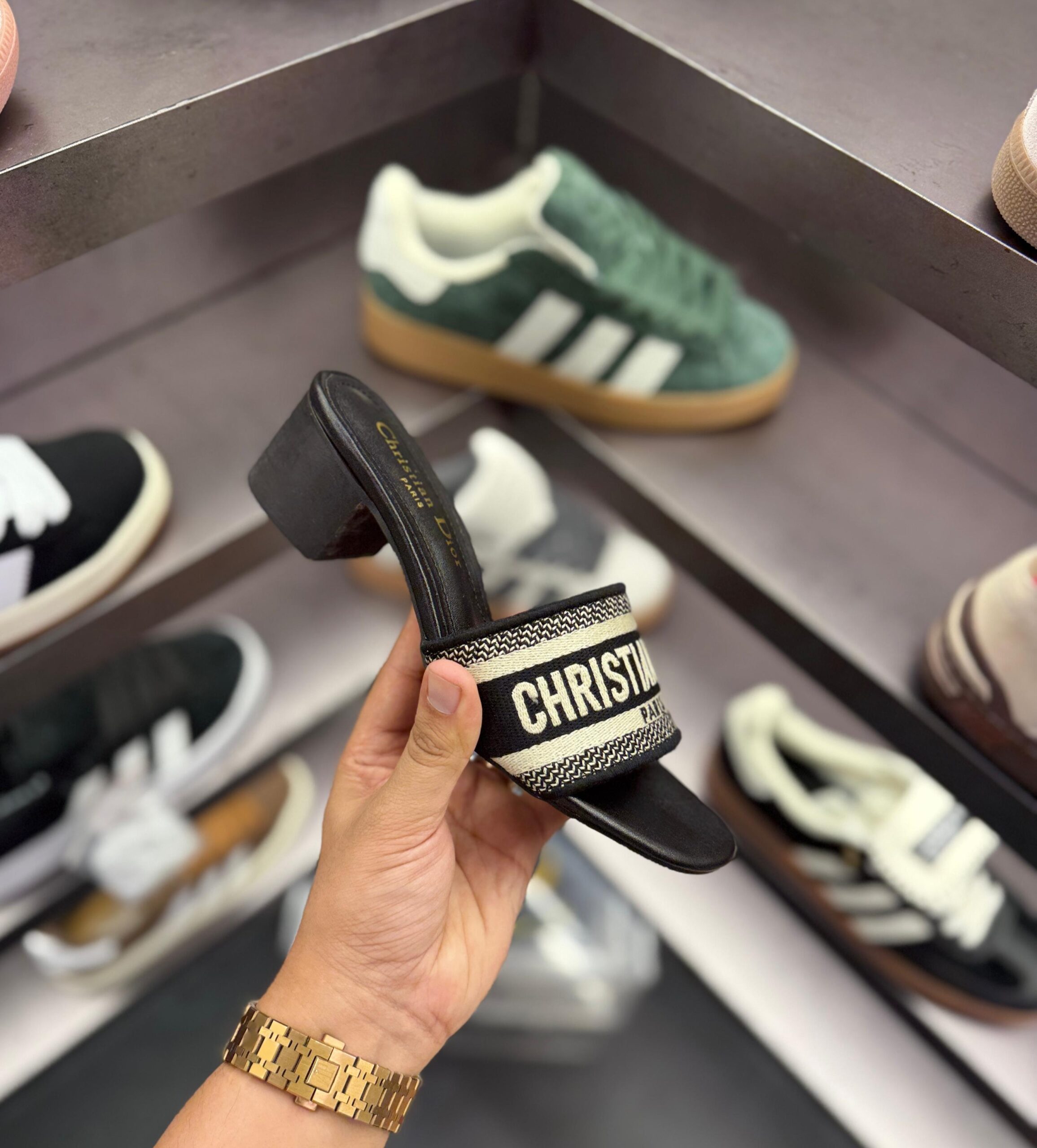 FIRST COPY Christian Dior Block Heels - Image 10