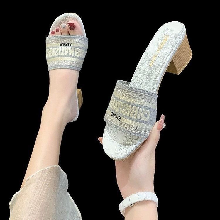 FIRST COPY Christian Dior Block Heels - Image 3