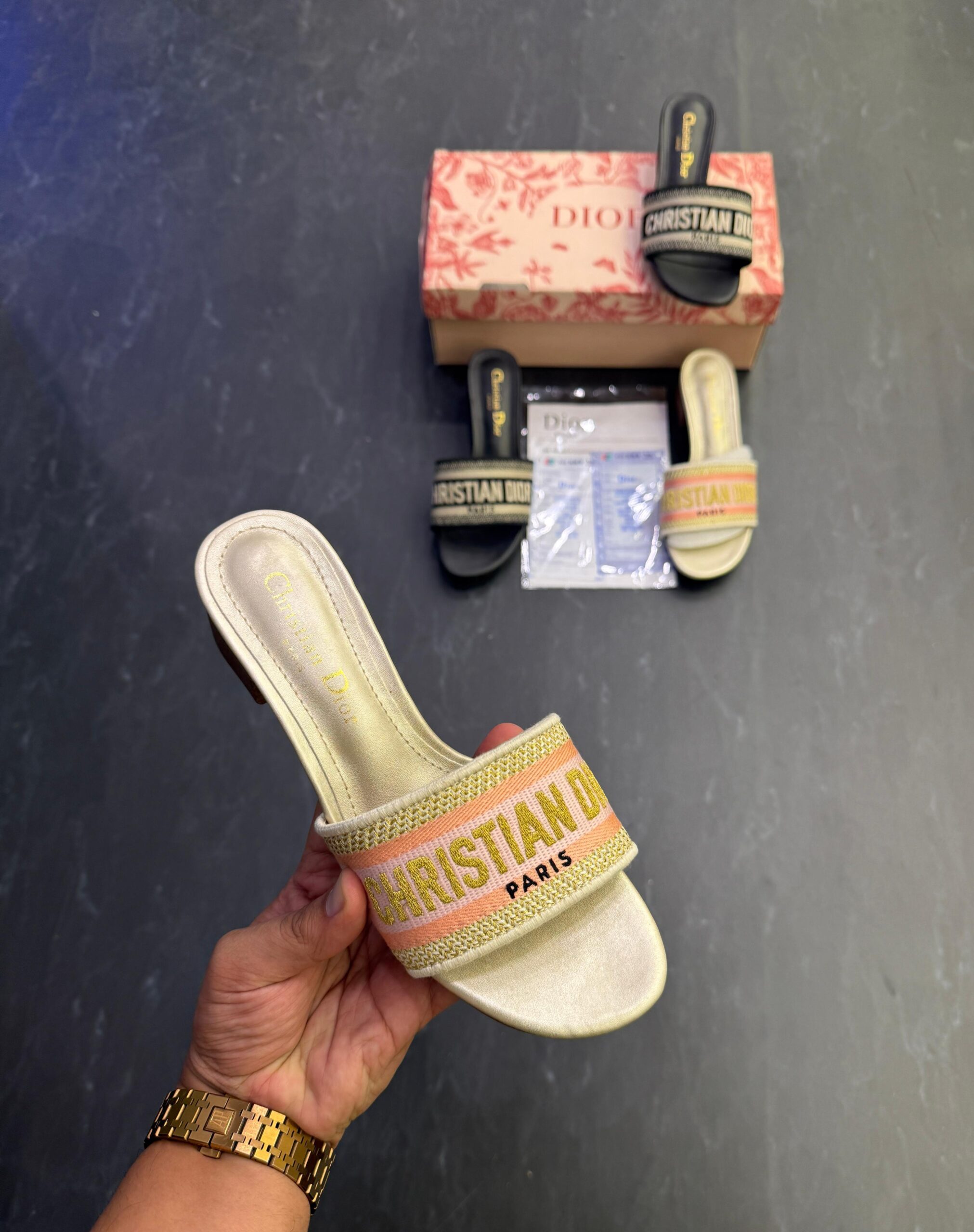 FIRST COPY Christian Dior Block Heels - Image 6