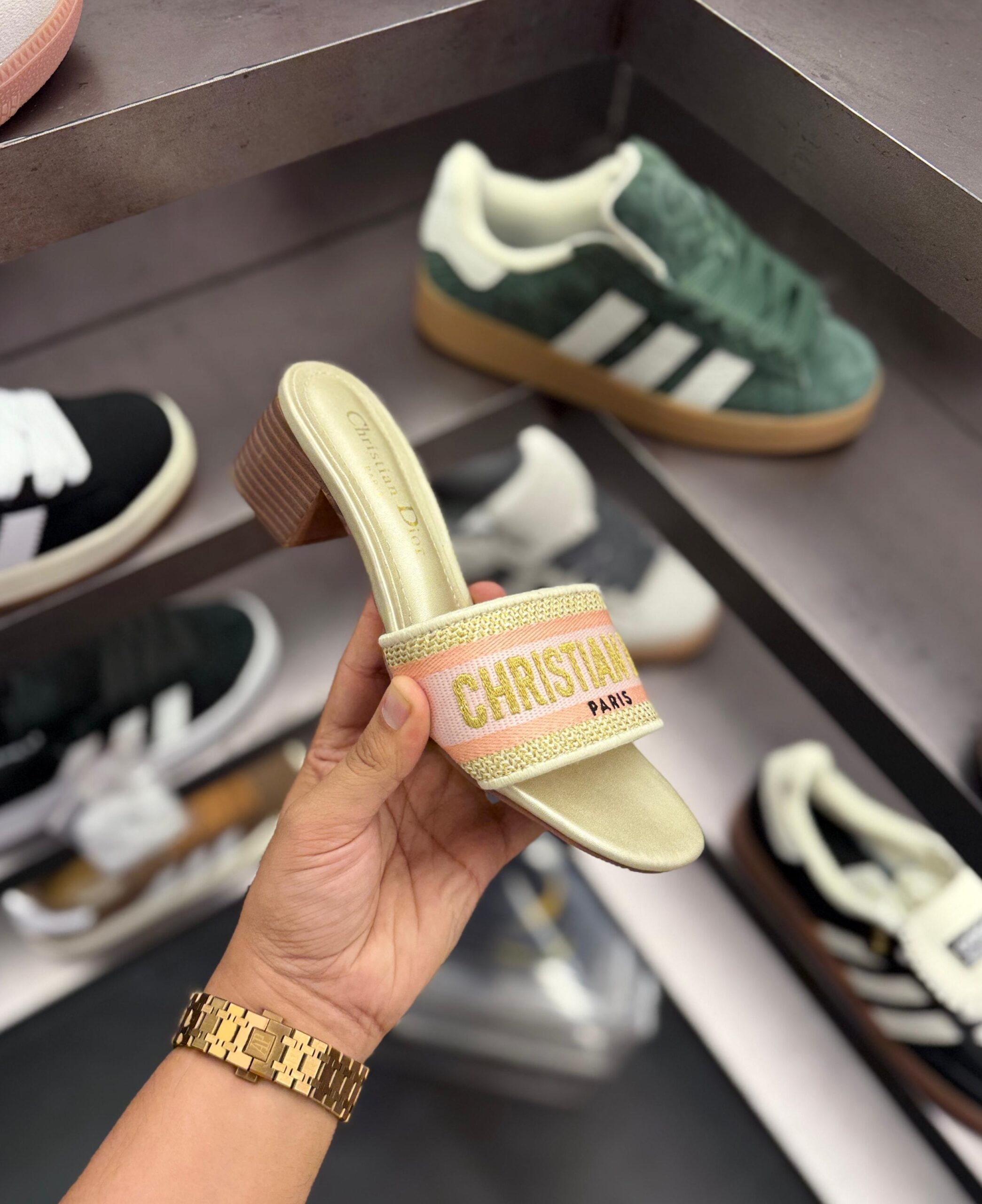 FIRST COPY Christian Dior Block Heels - Image 9