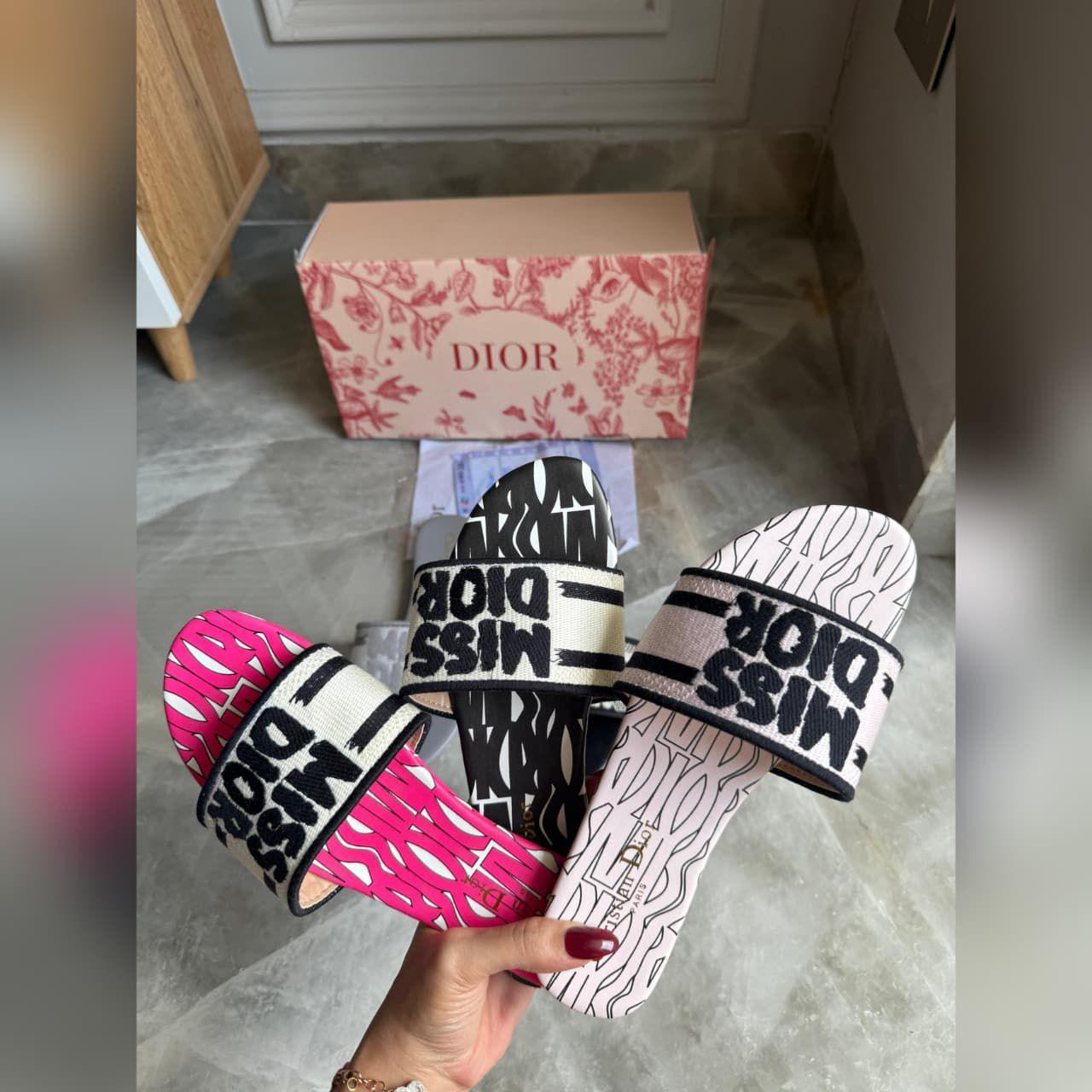 FIRST COPY DIOR-Miss Dior Flats FOR WOMAN - Image 3