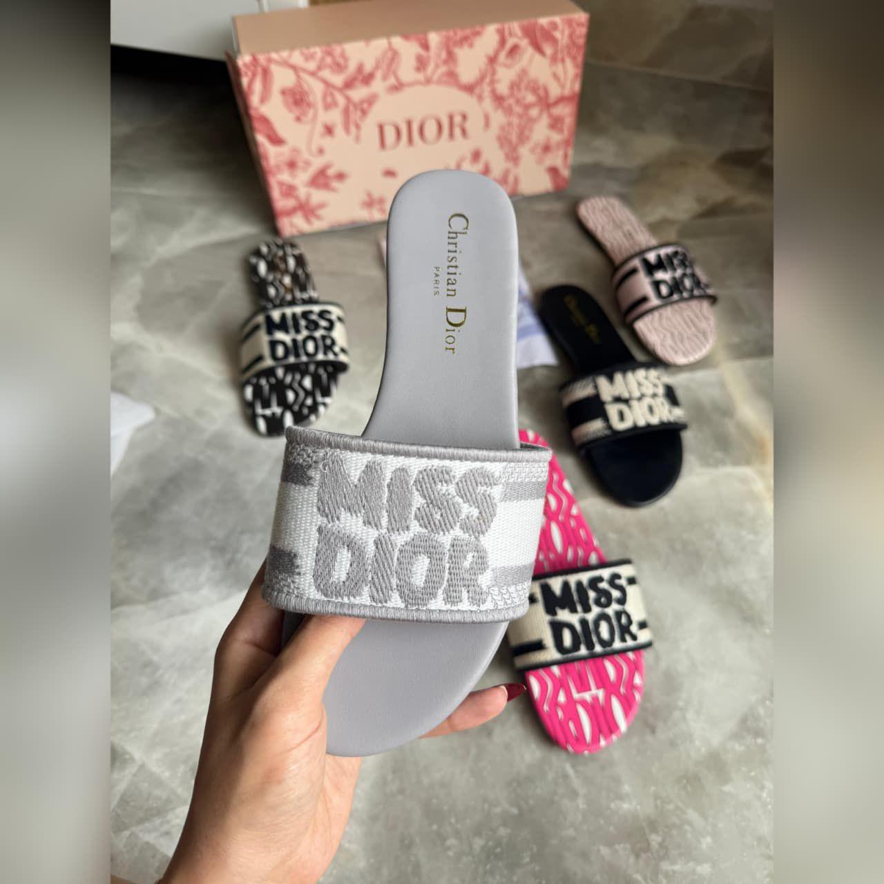 FIRST COPY DIOR-Miss Dior Flats FOR WOMAN - Image 5