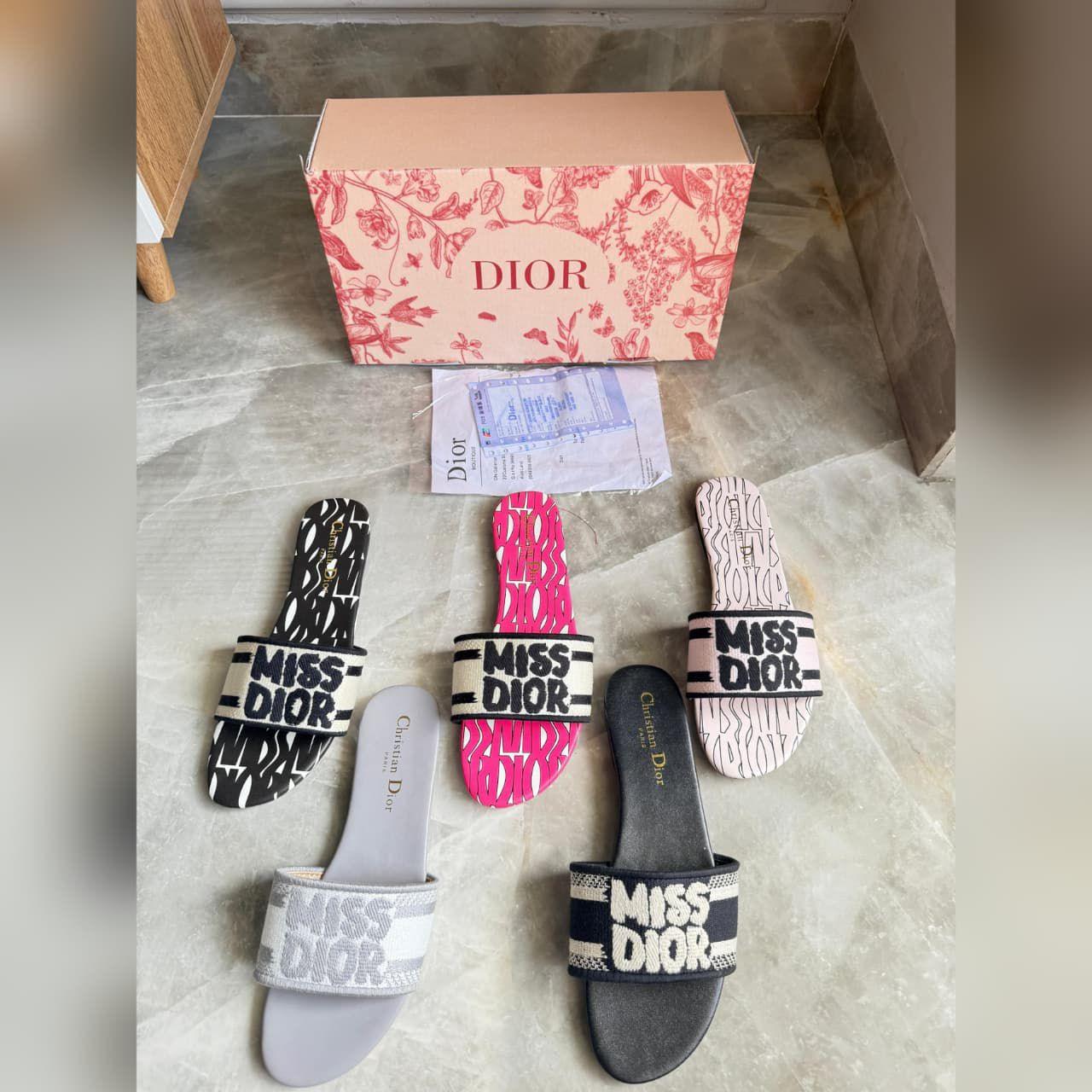 FIRST COPY DIOR-Miss Dior Flats FOR WOMAN - Image 6