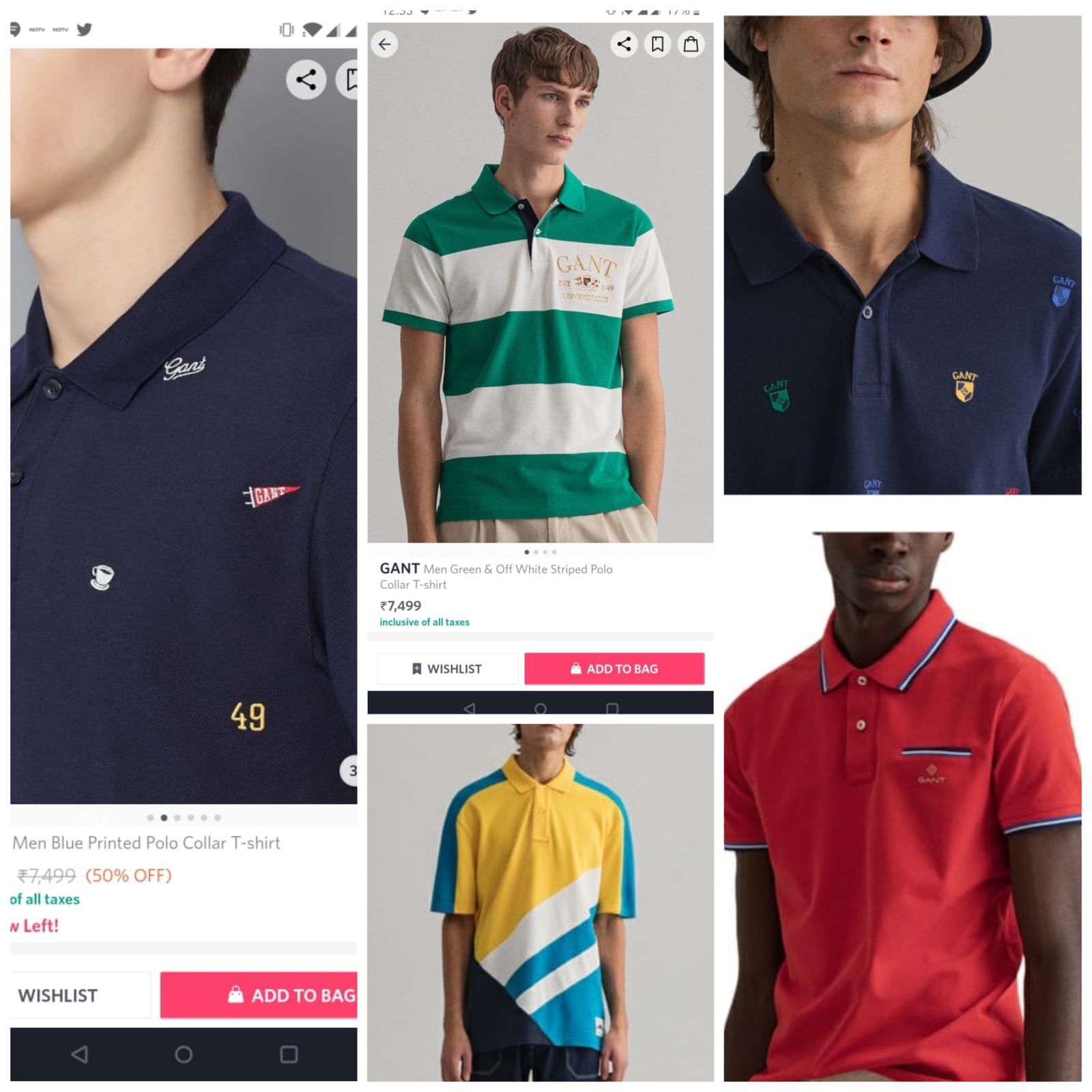 FIRST COPY GANT IMPORTED POLO LYCRAS YARNS - Image 2