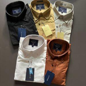 FIRST COPY GANT PREMIUM QUALITY SATIN COTTON PLAIN SHIRT