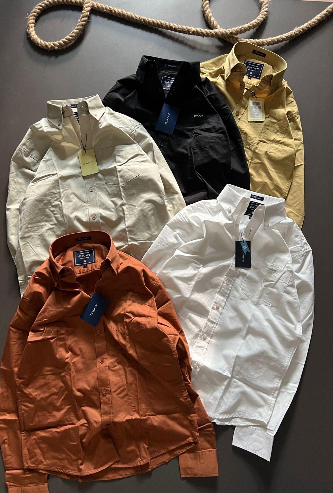 FIRST COPY GANT PREMIUM QUALITY SATIN COTTON PLAIN SHIRT - Image 7