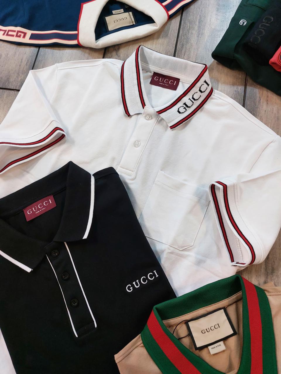 FIRST COPY GUCCI IMPORTED QUALITY EXCLUSIVE POLO TEES - Image 14
