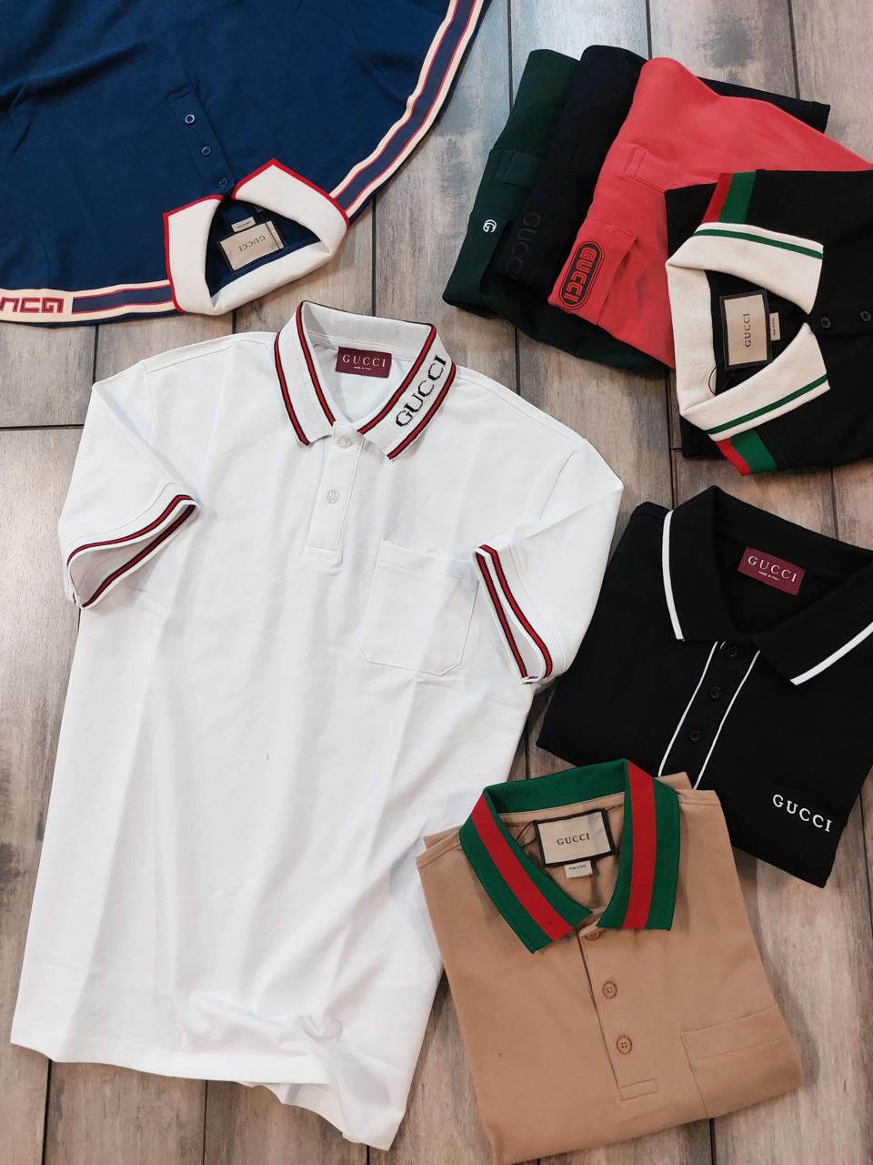FIRST COPY GUCCI IMPORTED QUALITY EXCLUSIVE POLO TEES - Image 15