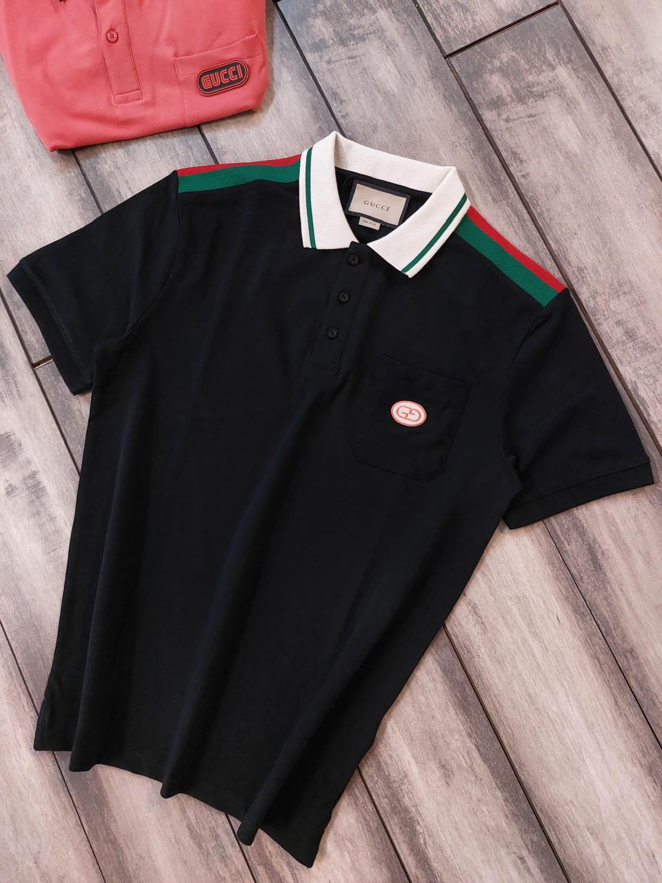 FIRST COPY GUCCI IMPORTED QUALITY EXCLUSIVE POLO TEES - Image 2