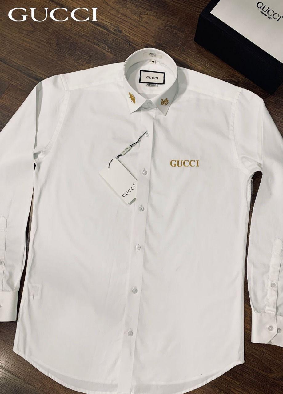 FIRST COPY GUCCI PREMIUM STORE ARTICAL COTTON SHIRTS - Image 3