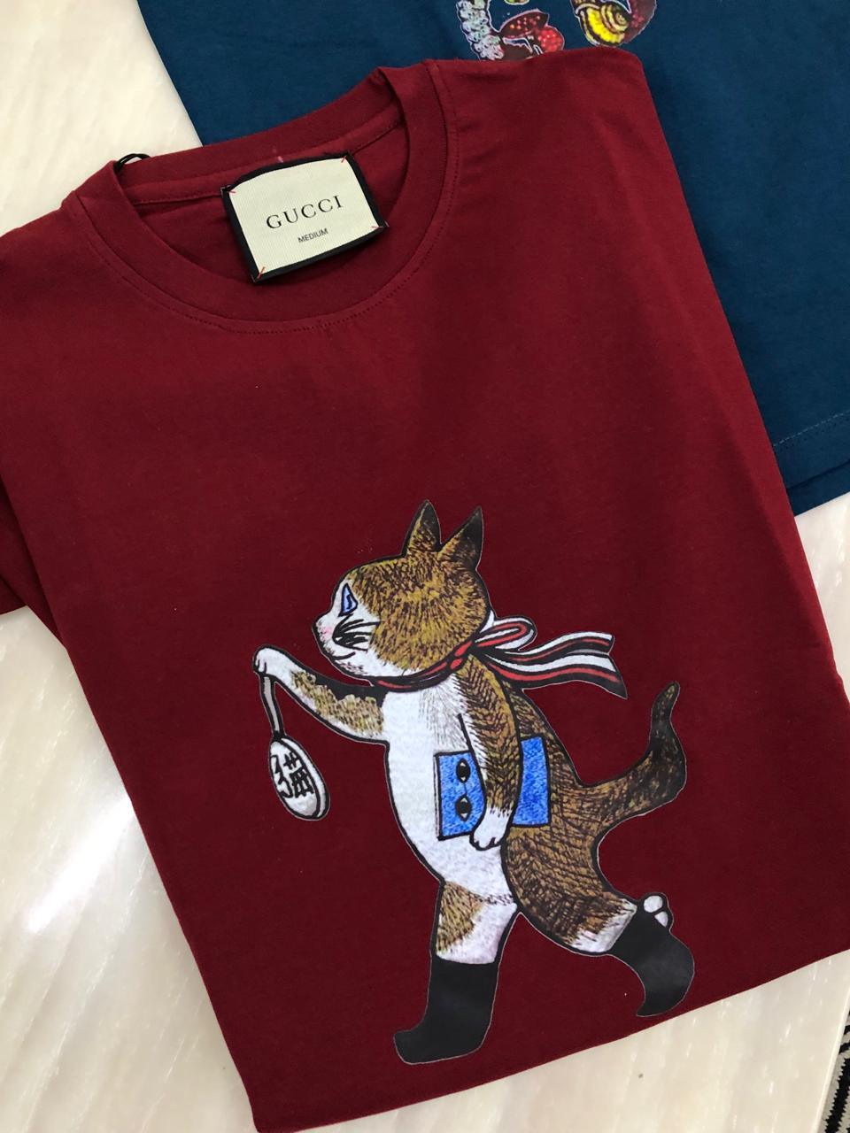 FIRST COPY GUCCI VERY PREMIUM ROUND NECKS T-SHIRT - Image 4