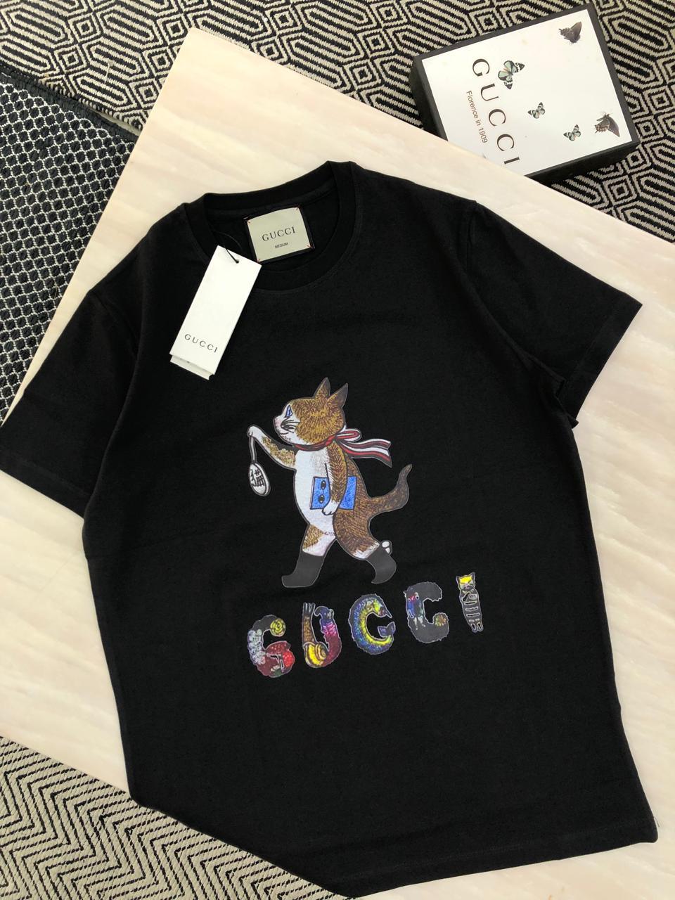 FIRST COPY GUCCI VERY PREMIUM ROUND NECKS T-SHIRT - Image 5