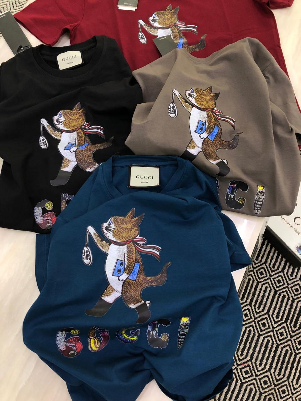 FIRST COPY GUCCI VERY PREMIUM ROUND NECKS T-SHIRT